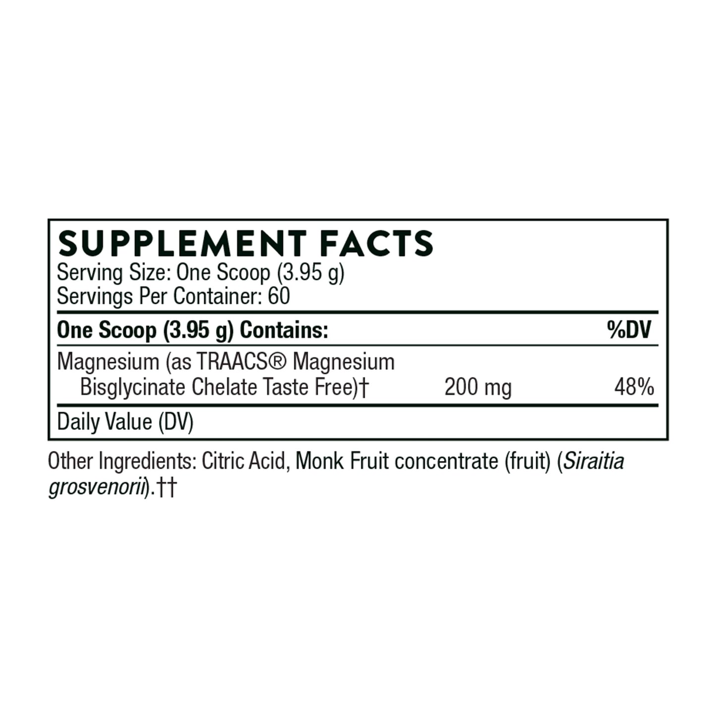 THORNE Sleep Support Duo Magnesium Bisglycinate Powder + Melaton-3, 2 Count