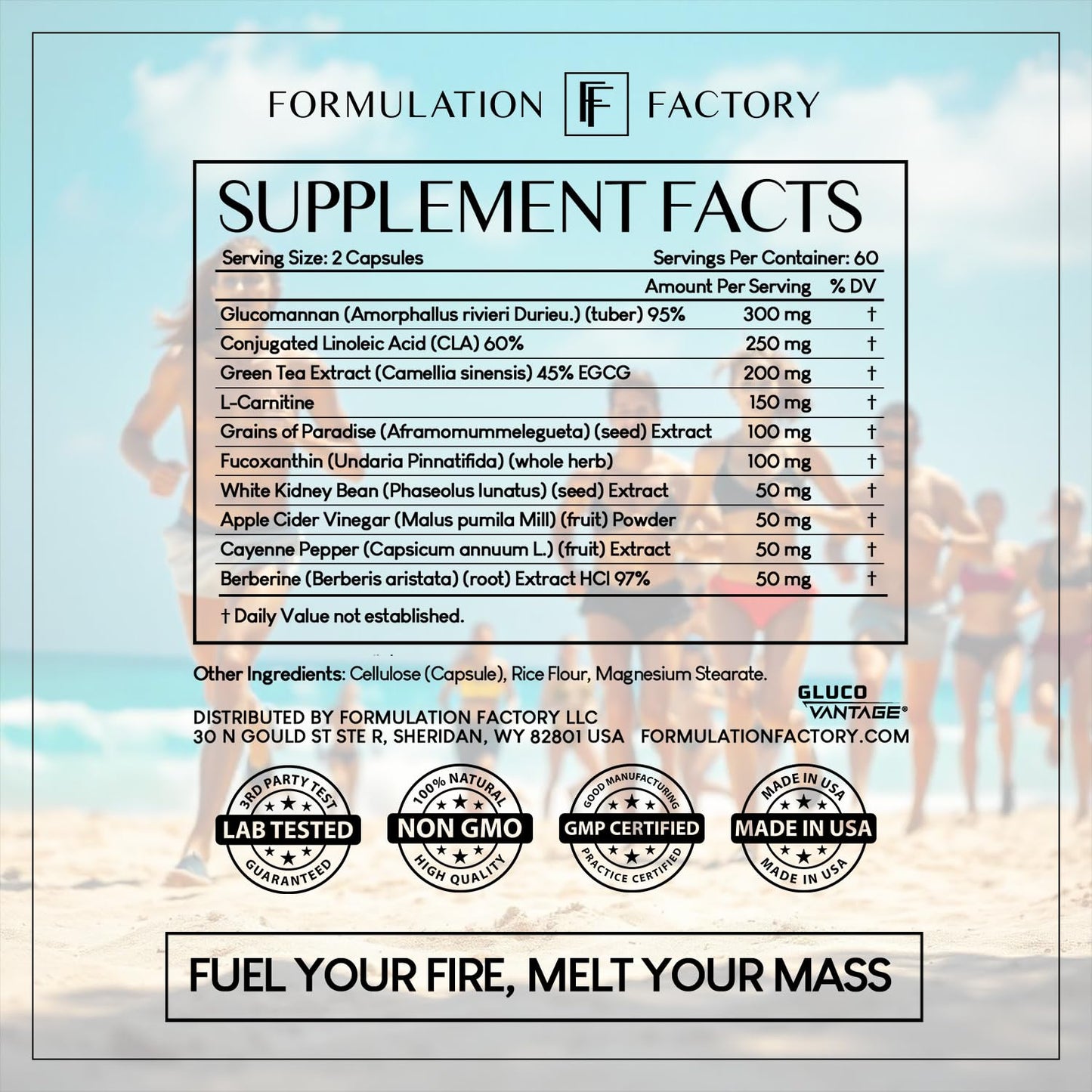 Formulation Factory Melt Mode Appetite Suppressant for Weight Loss Capsule, 360 Capsules