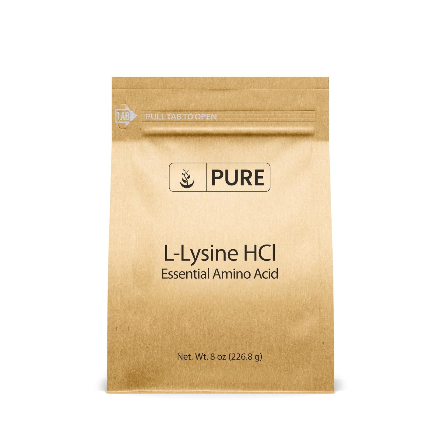 Pure Original Ingredients L-Lysine HCl Powder, 8 oz, Non-GMO, Gluten-Free