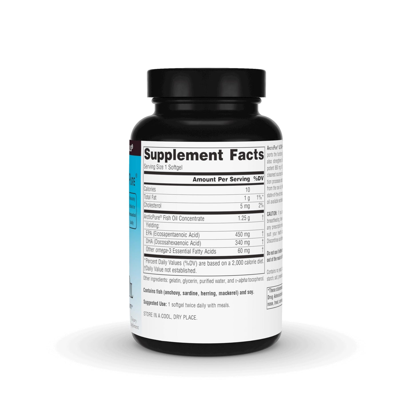 Source Naturals ArcticPure Omega-3 Fish Oil 850mg Softgels, 60 Softgels