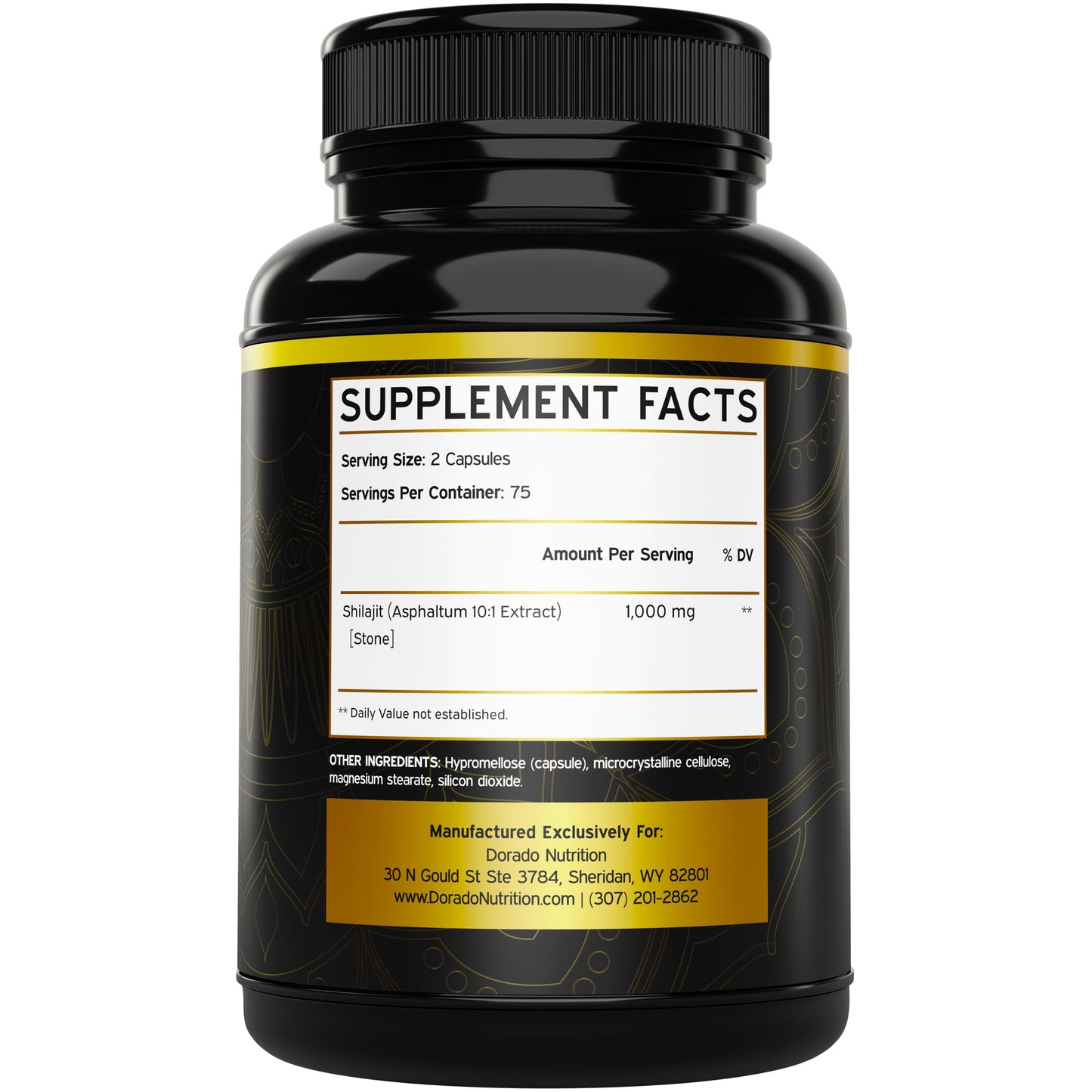DORADO NUTRITION Shilajit Capsule 150 Count