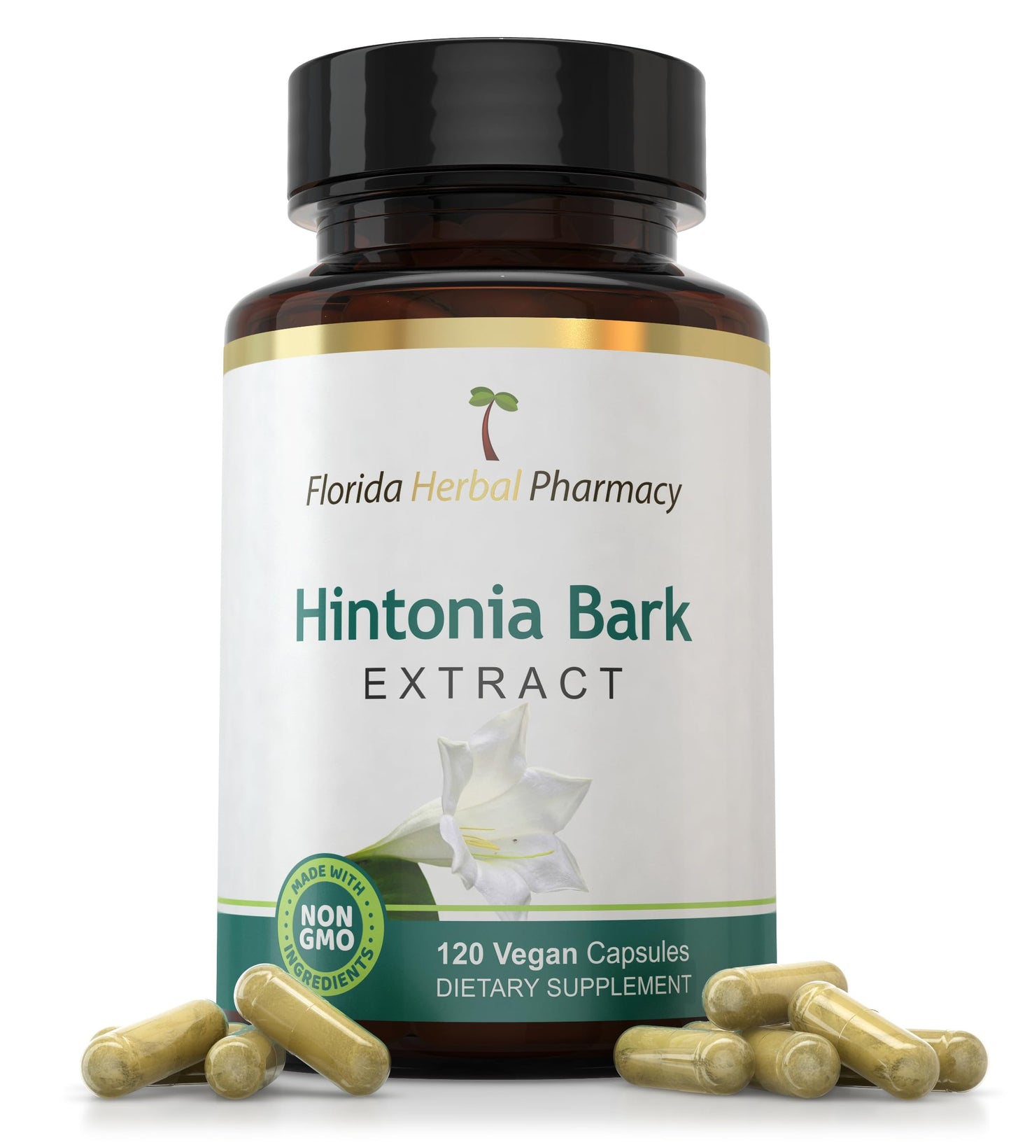 Florida Herbal Pharmacy Hintonia Latiflora Extract Supplement Capsules 120 Capsules