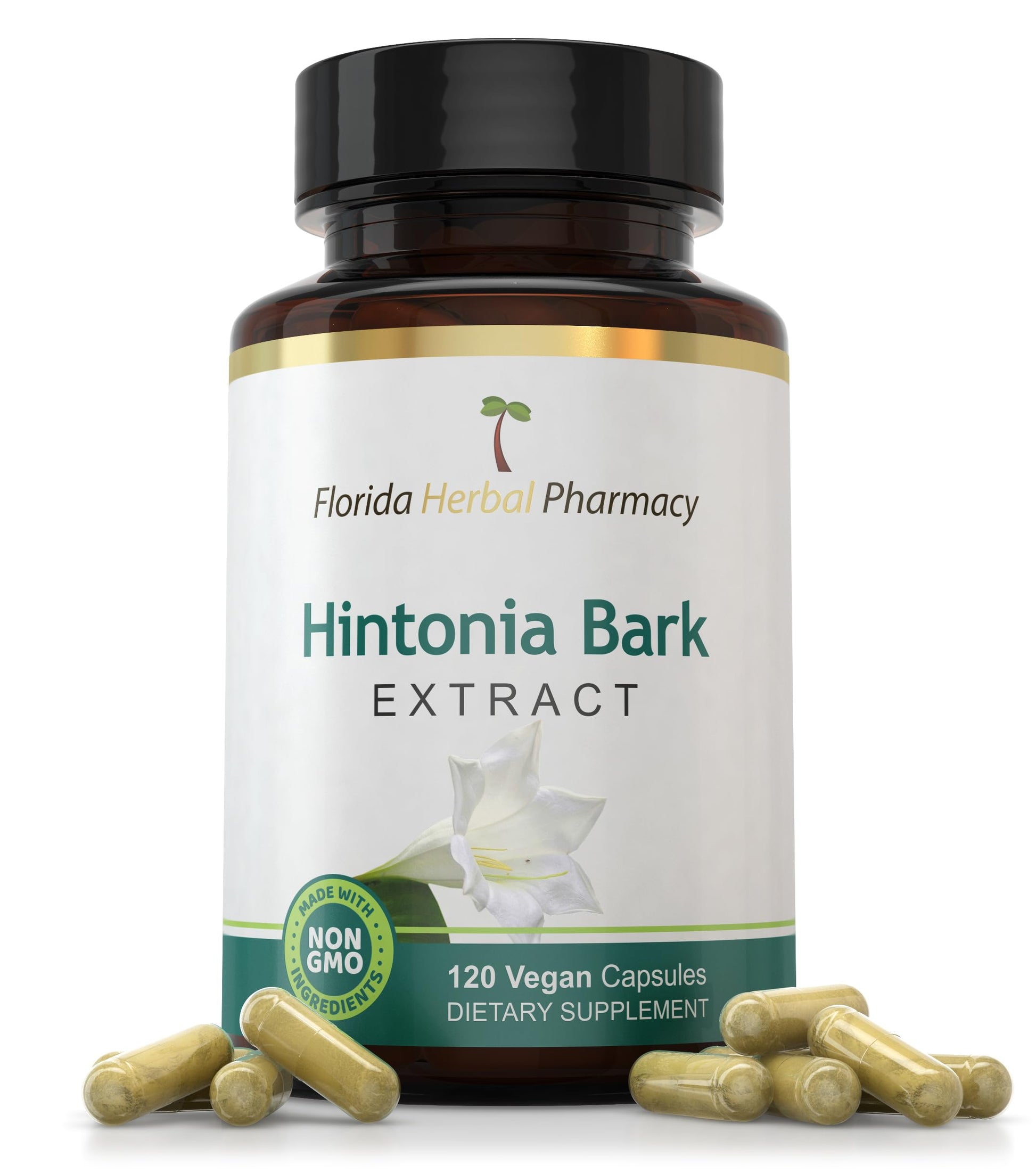 Florida Herbal Pharmacy Hintonia Latiflora Extract Supplement Capsules 120 Capsules