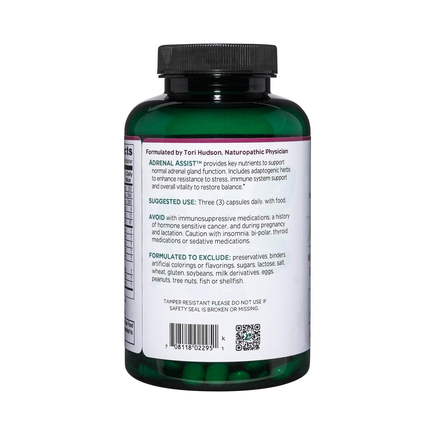 Vitanica Adrenal Assist Capsules 180 Count
