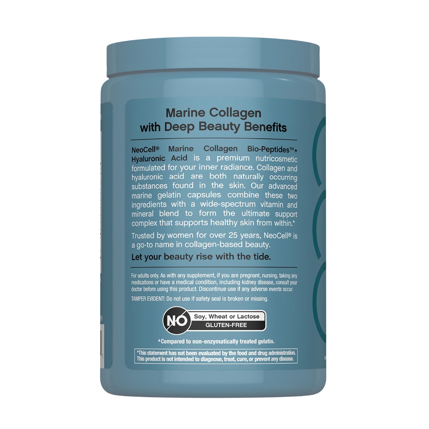 NeoCell Marine Collagen Peptides Capsules, 300 Count