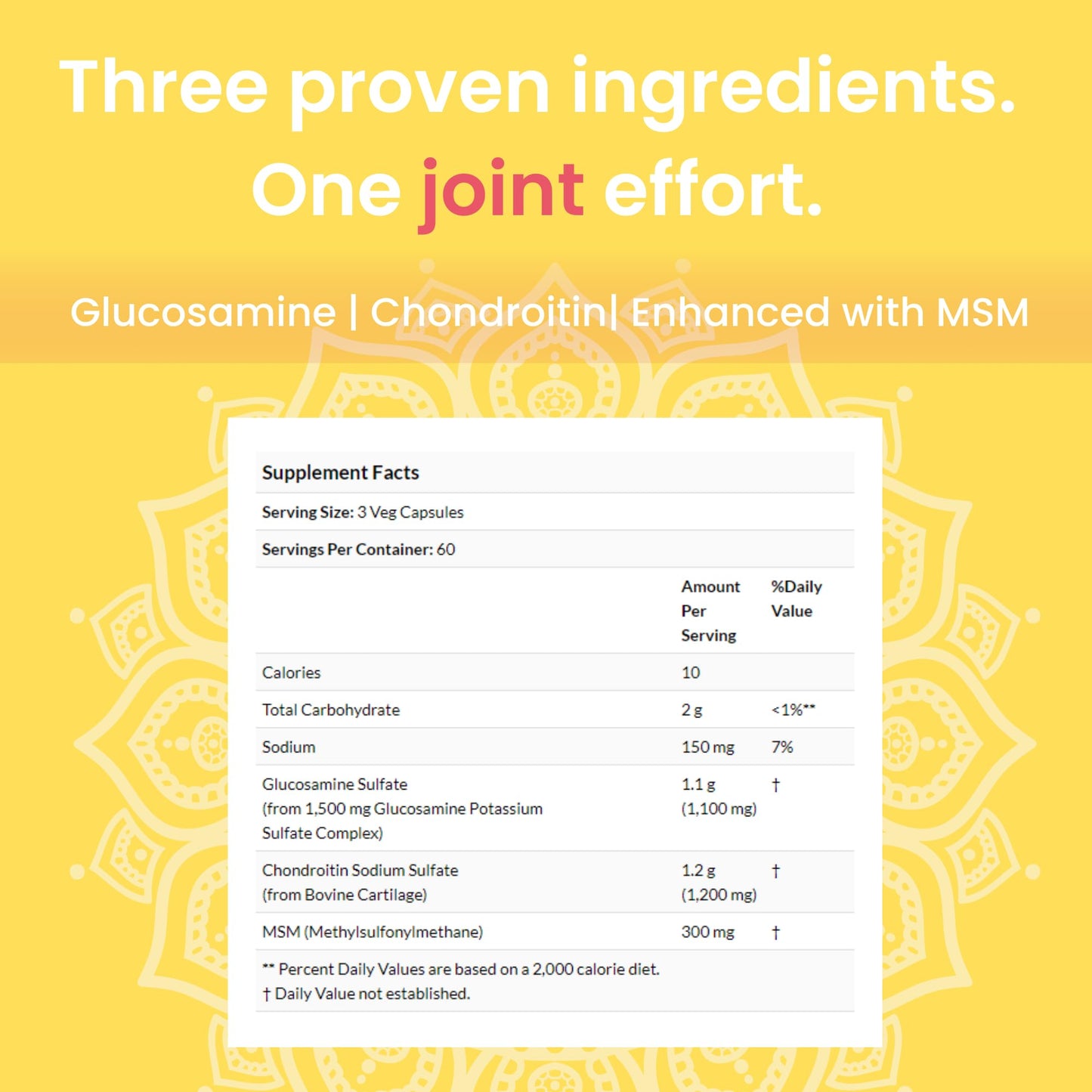 Body By Yoga Move Better Natural Joint Supplements For Women And Men 90 Capsules