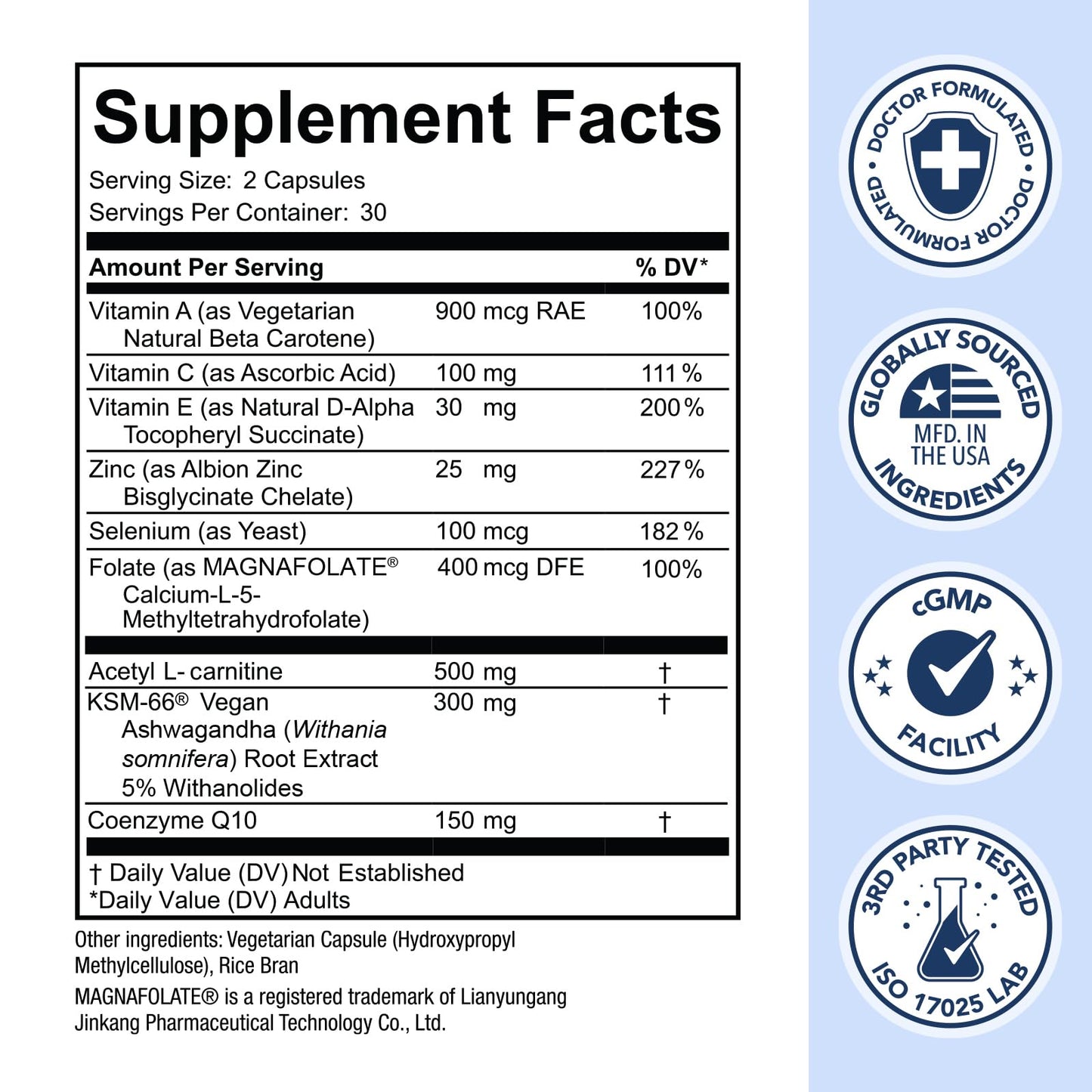 Premom Sperm Fortify Veggie Capsules, 60 Count