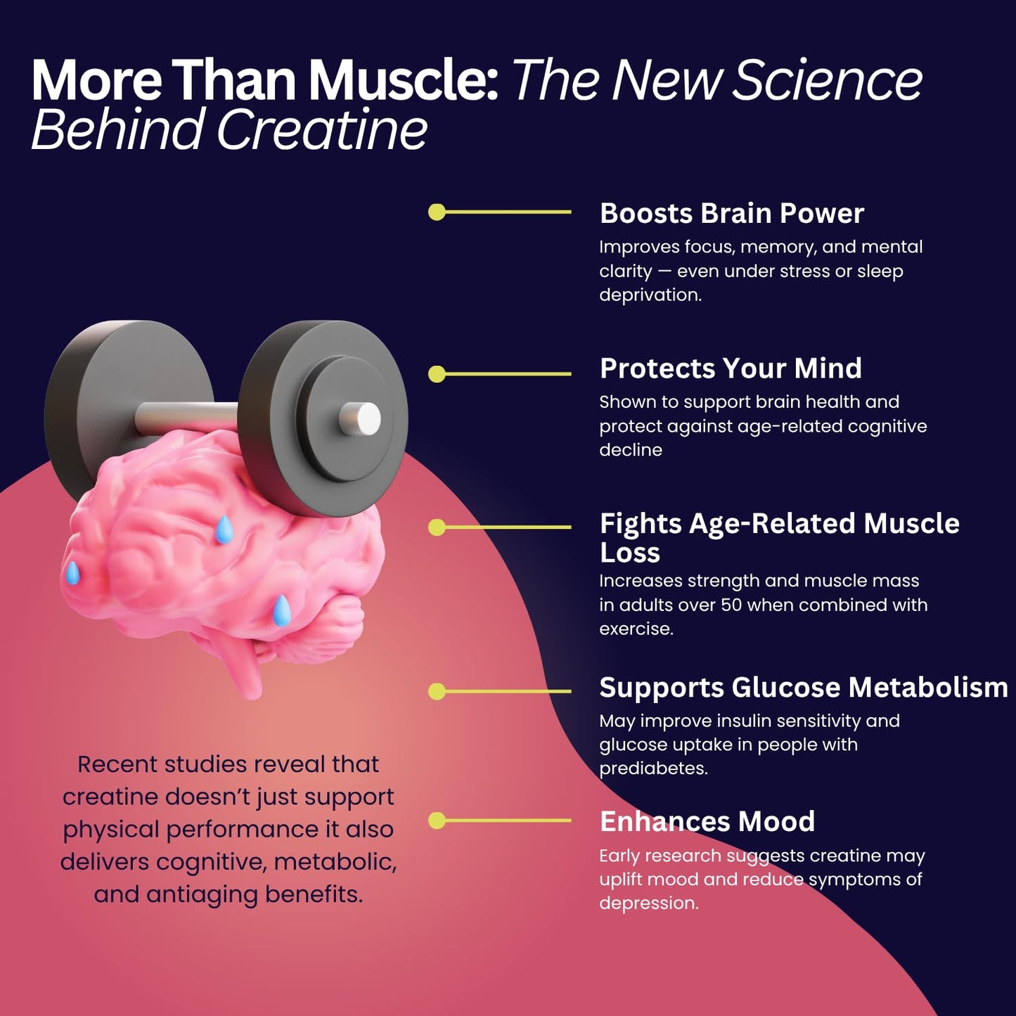 Nutrigenius + Creatine Powder Micronized with BCAAs + HMB, Magnesium Malate for Muscle Growth, Strength & Recovery, 9.94 Ounce