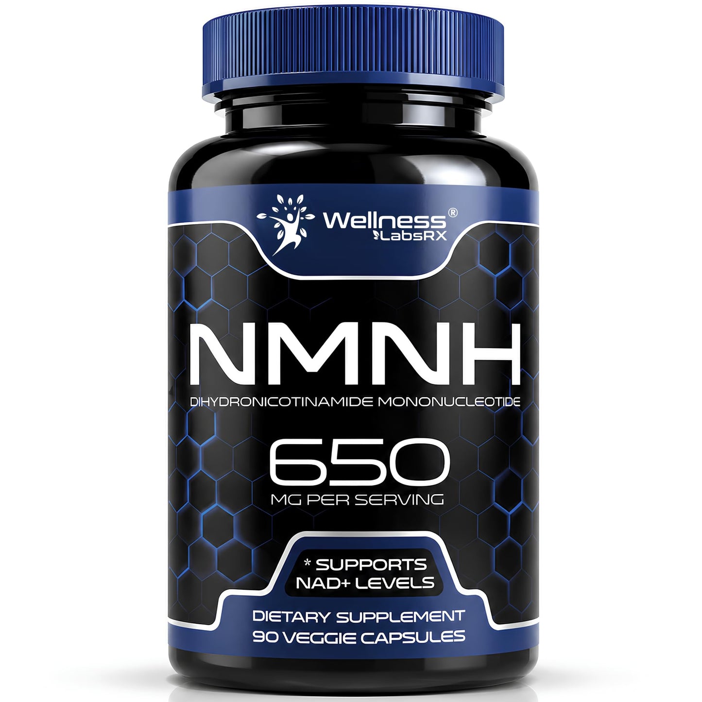 WELLNESS LABSRX NMNH Di-Hydro Nicotinamide Mononucleotide Capsules 90 Count