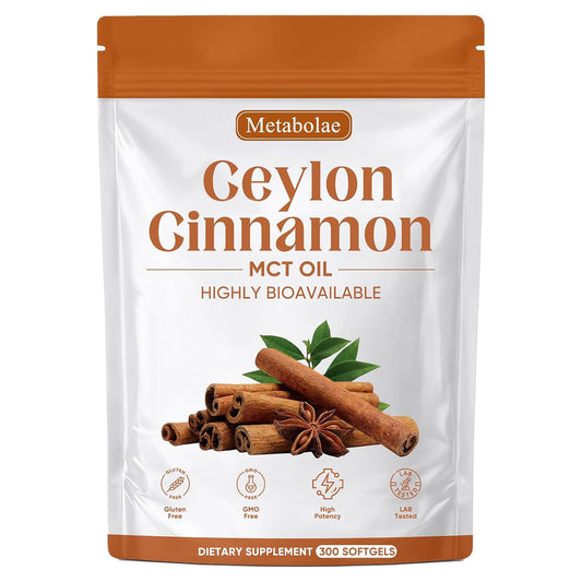 Jqewlg Metabolae Ceylon Cinnamon Softgels 300