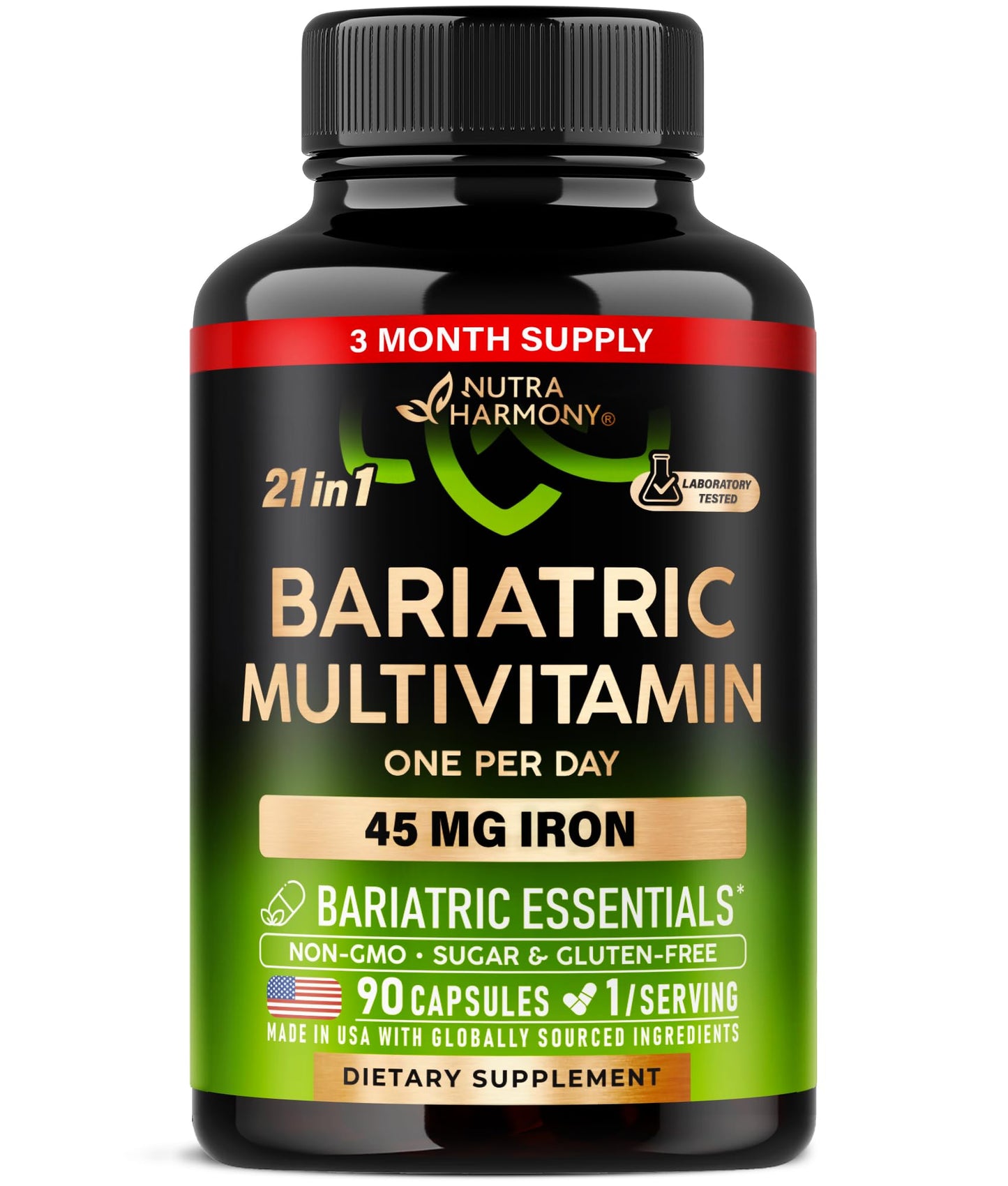 NUTRAHARMONY Bariatric Multivitamin Capsules 90 Count