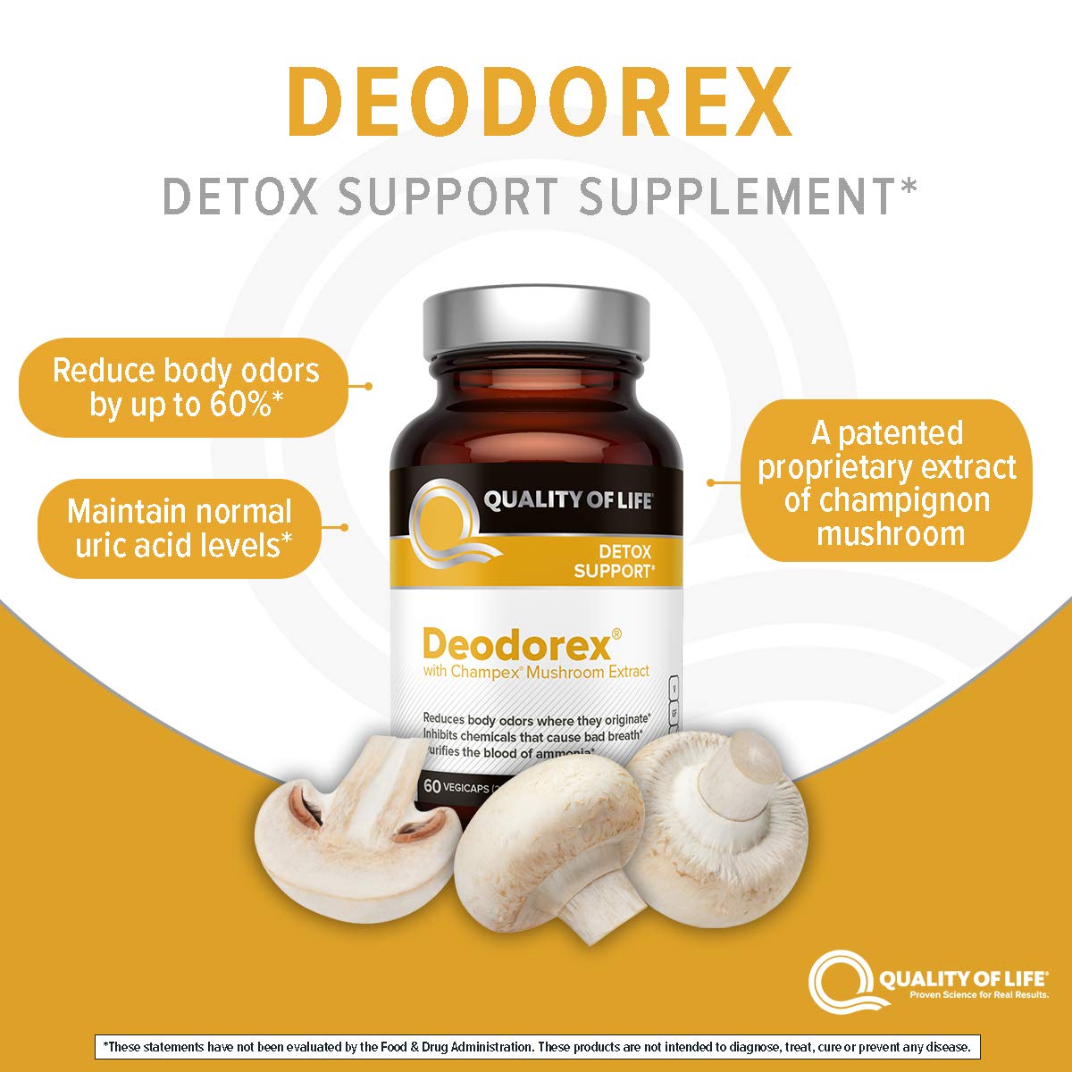 Quality of Life Deodorex Capsule 60
