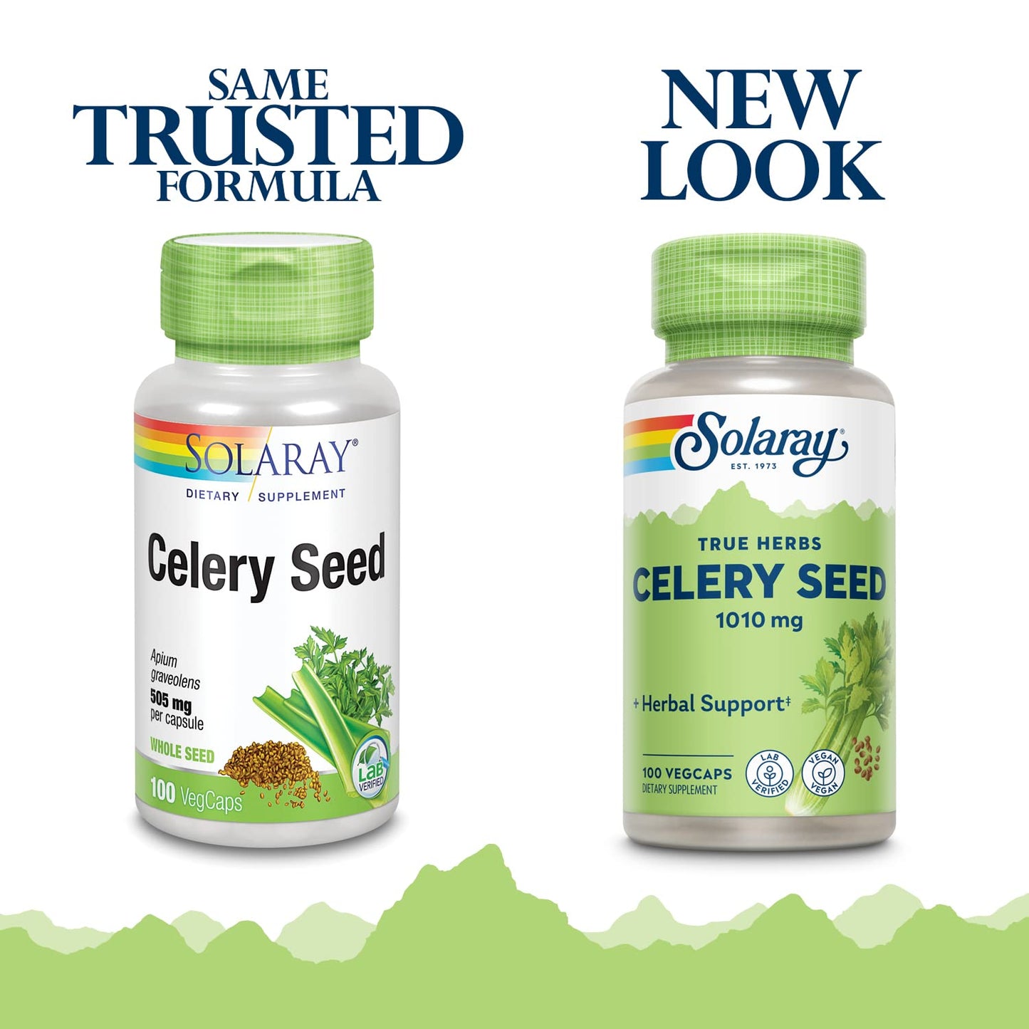 Solaray Celery Seed 505mg Capsule, 100 Count