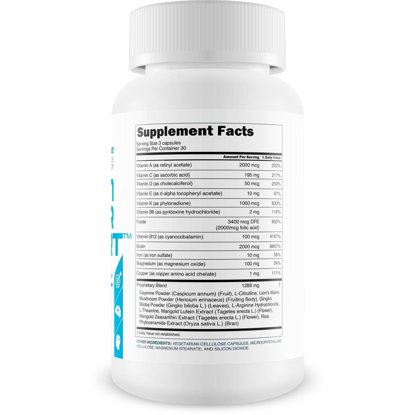 Generic Brain Vigor Smart Brain Booster Capsule 90 Count
