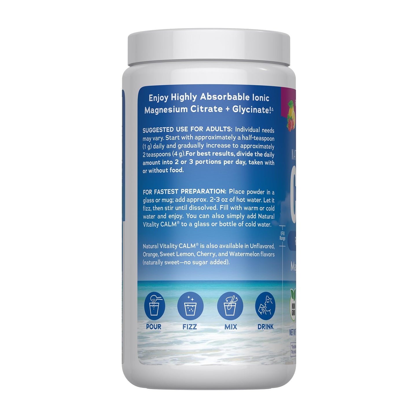 Natural Vitality Calm Magnesium Powder 16 oz