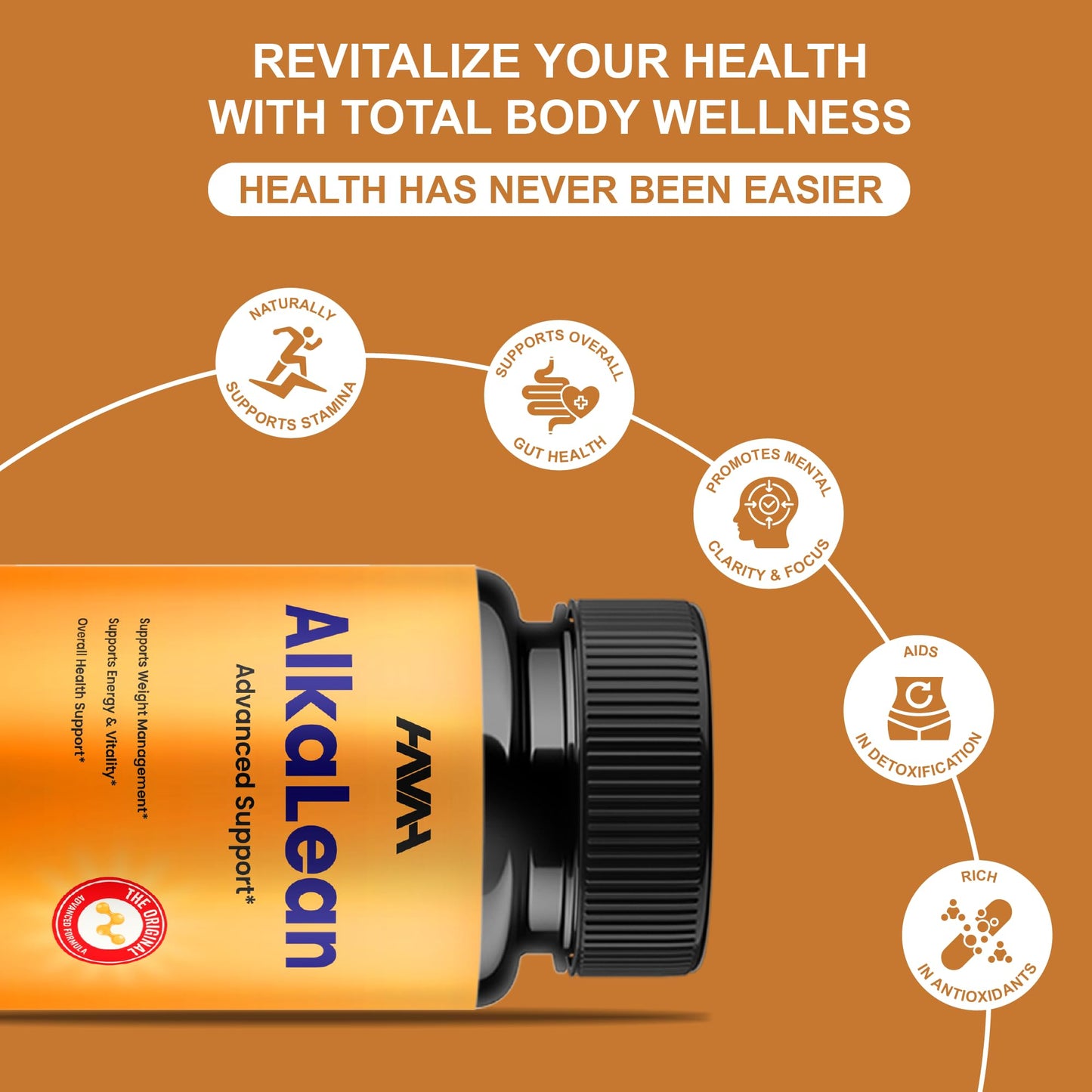 Havah Alkalean Advanced Support Capsules, 120 Capsules