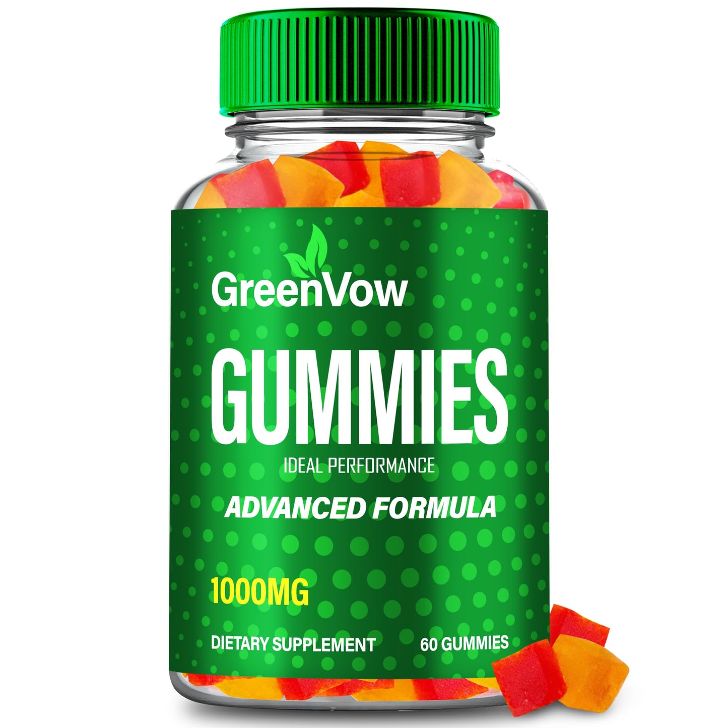 IDEAL PERFORMANCE GreenVow Hemp Gummies 60 Count