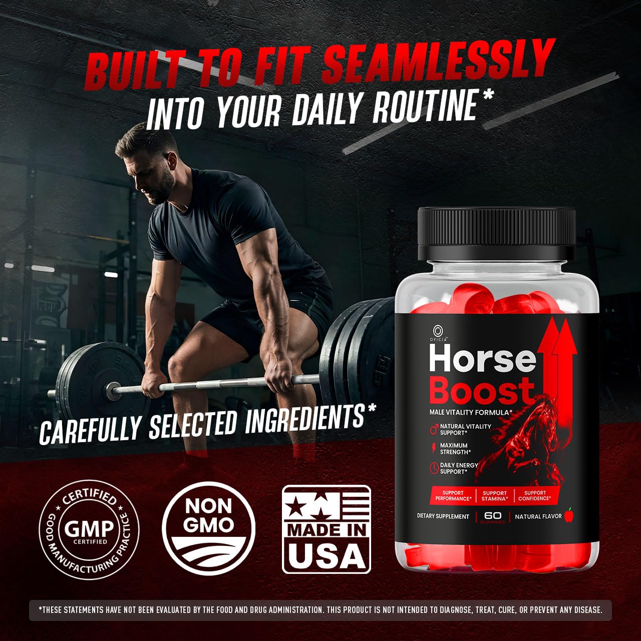 OVICIA Horse Boost Gummies 60 Gummies