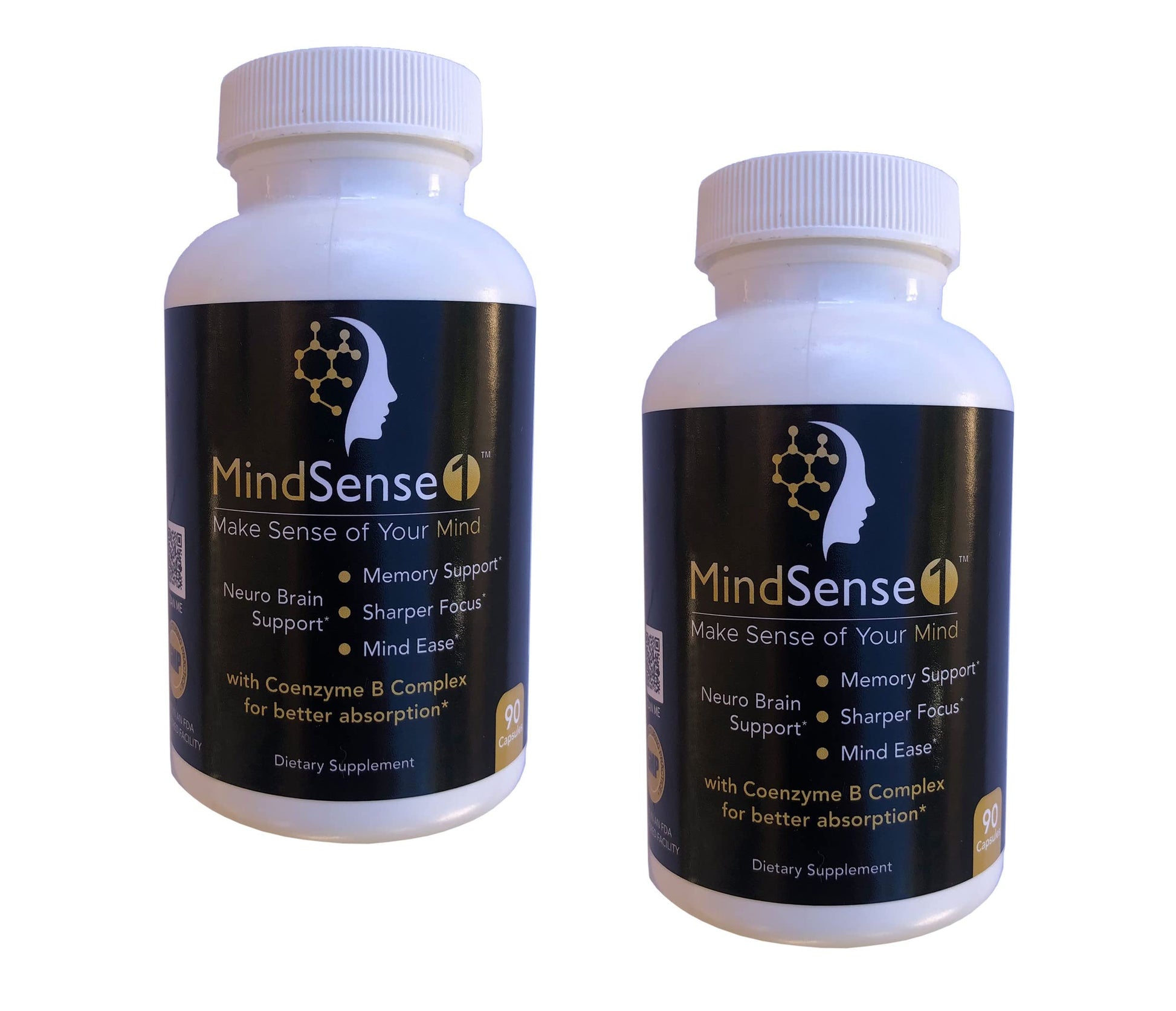 MindSense The Ultimate Nootropic Brain Support Supplement 180 Capsules