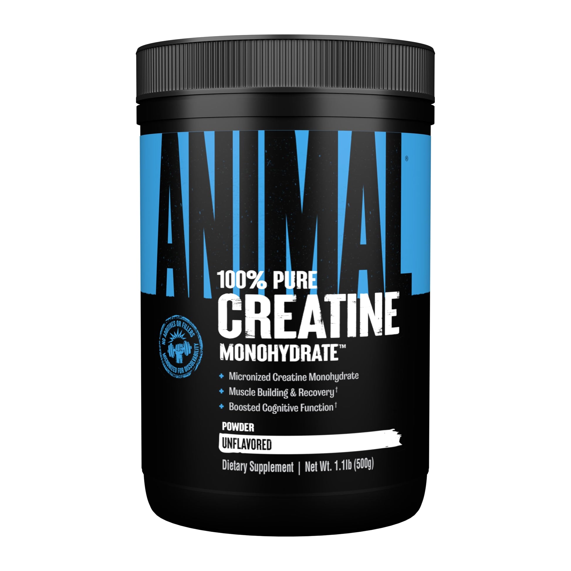 Animal Creatine Monohydrate Micronized Powder, 16 Servings