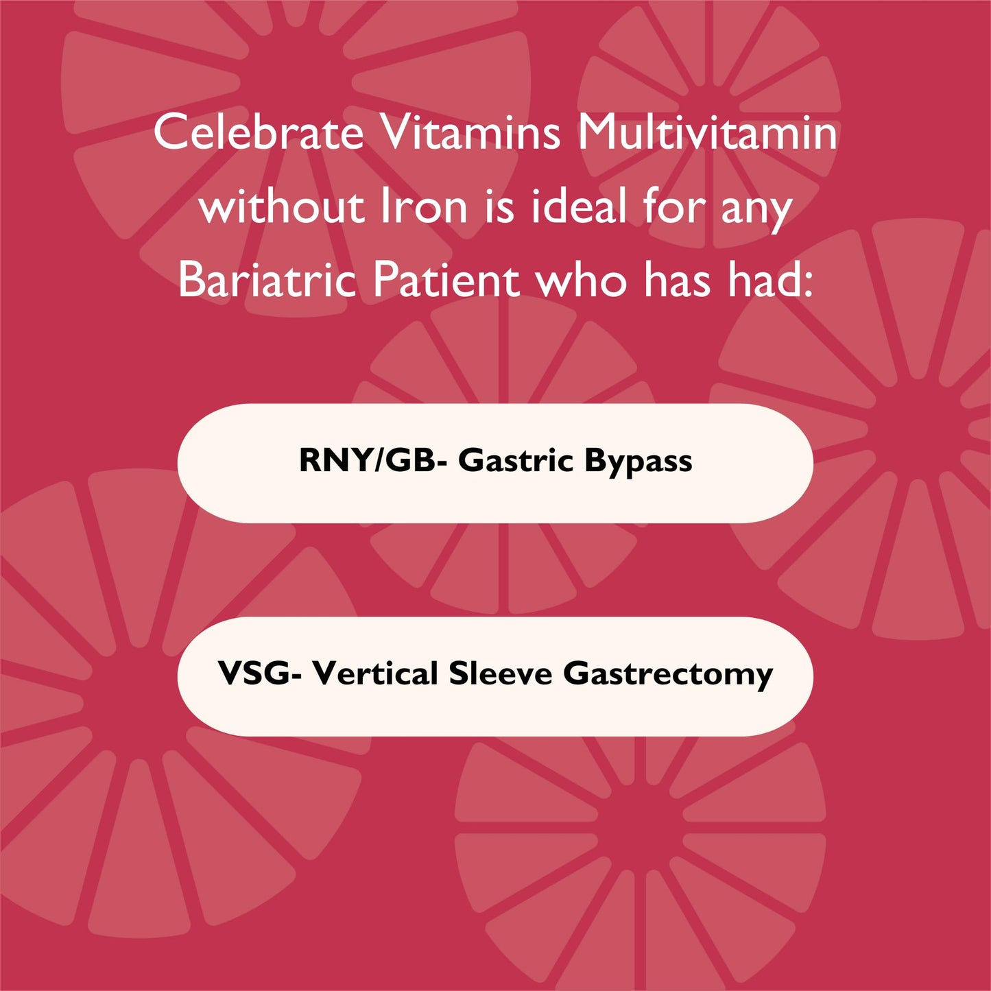 Celebrate Bariatric Supplements Bariatric Multivitamin Capsules 270