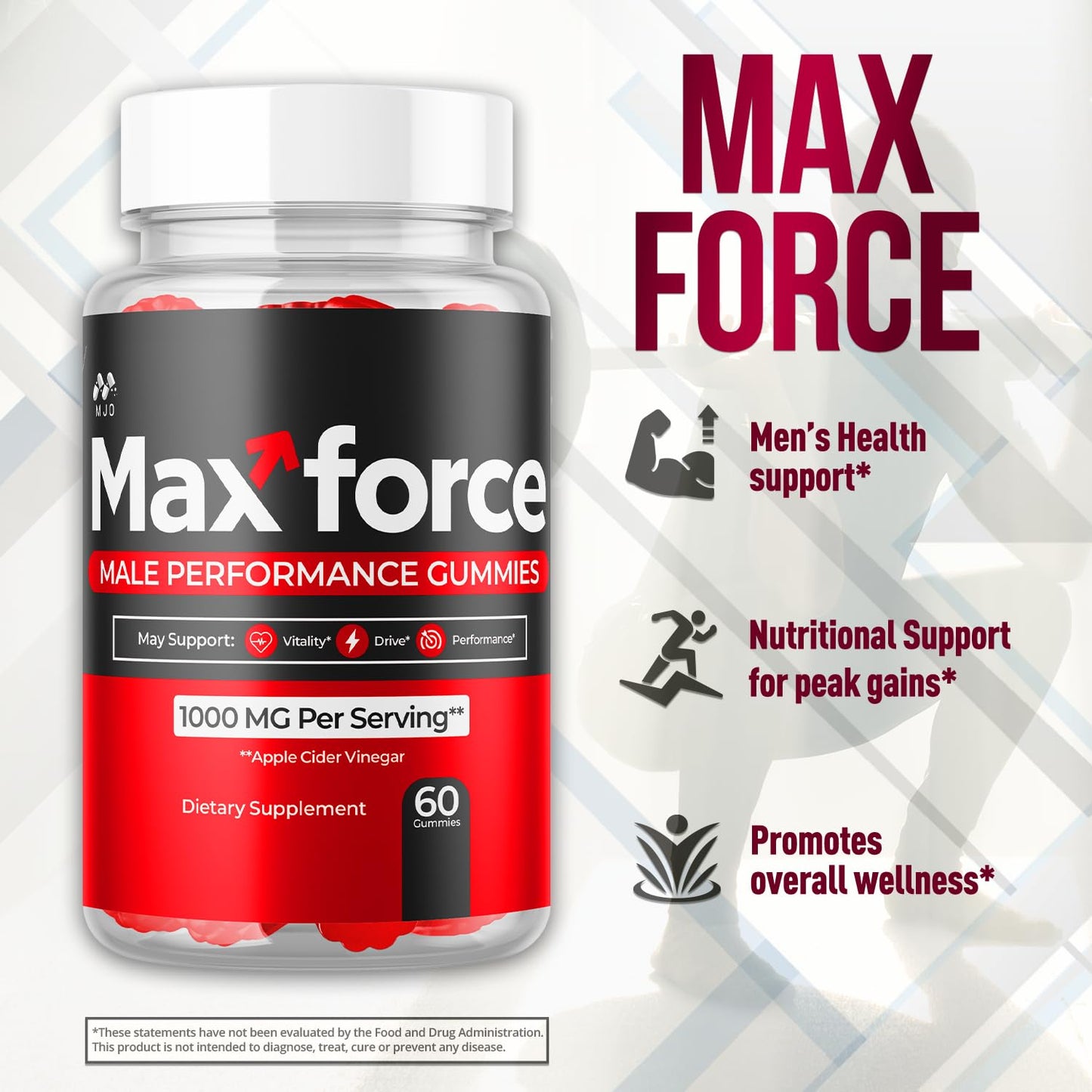 MJO Max Force Multivitamins Capsule, 120 Count
