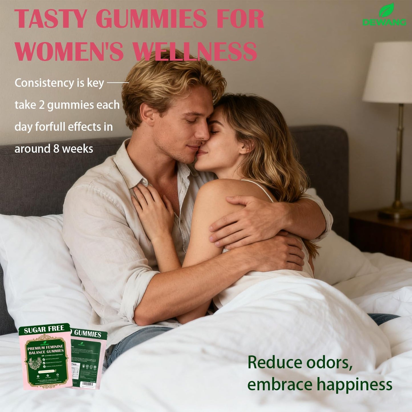 DEWANG Feminine Balance Gummies 60 Count
