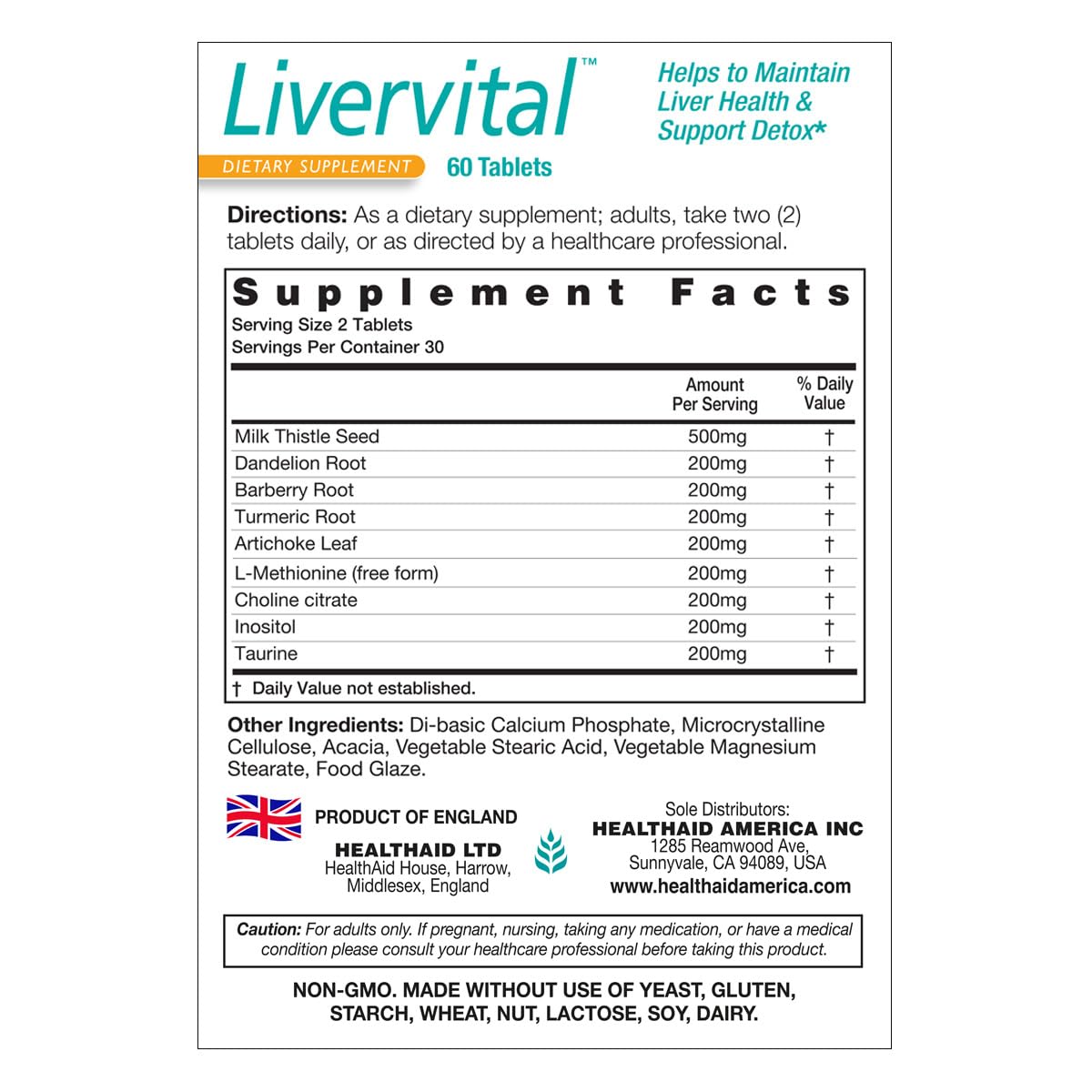 HealthAid LiverVital Capsule 60