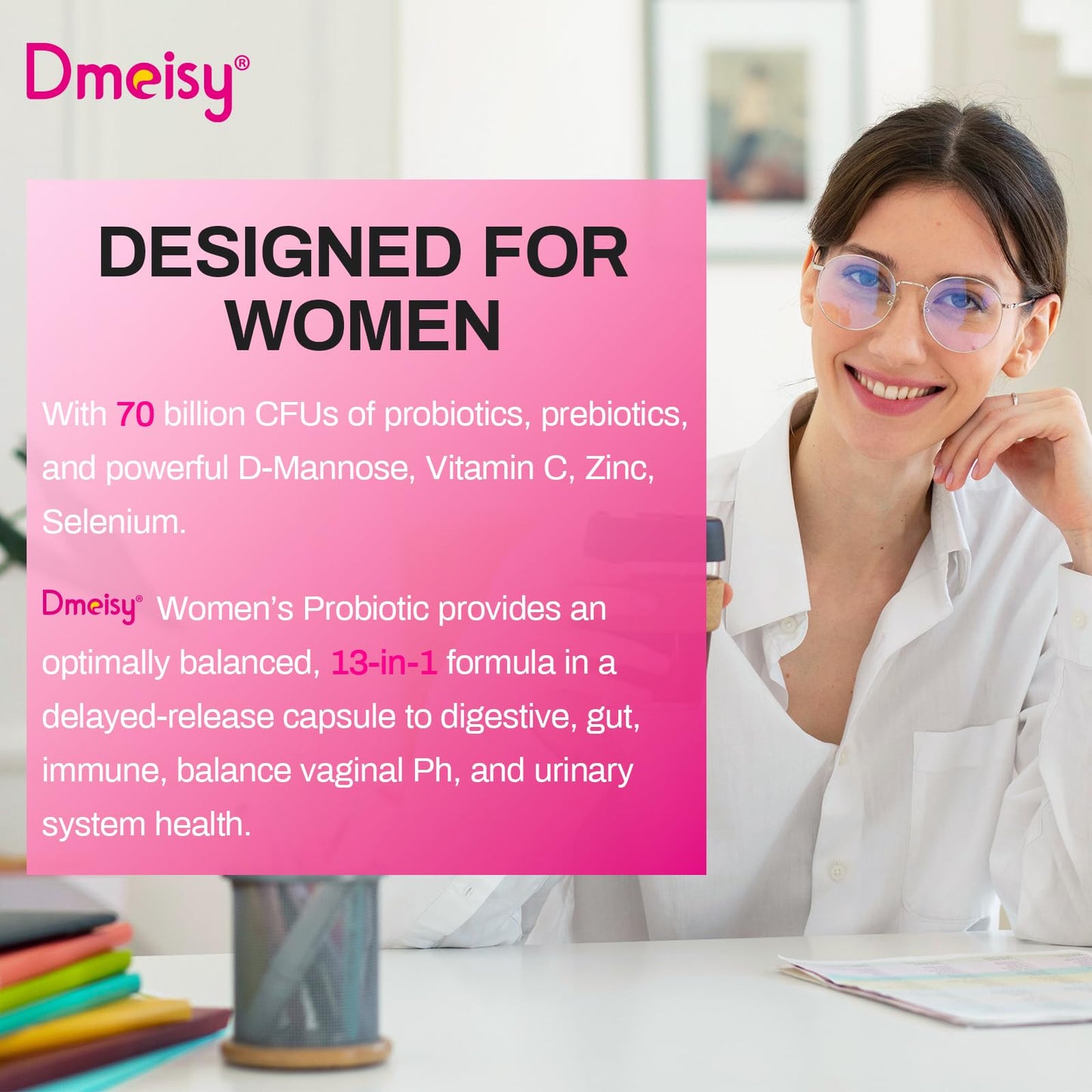 Dmeisy Vaginal Probiotics Capsule 60 Count