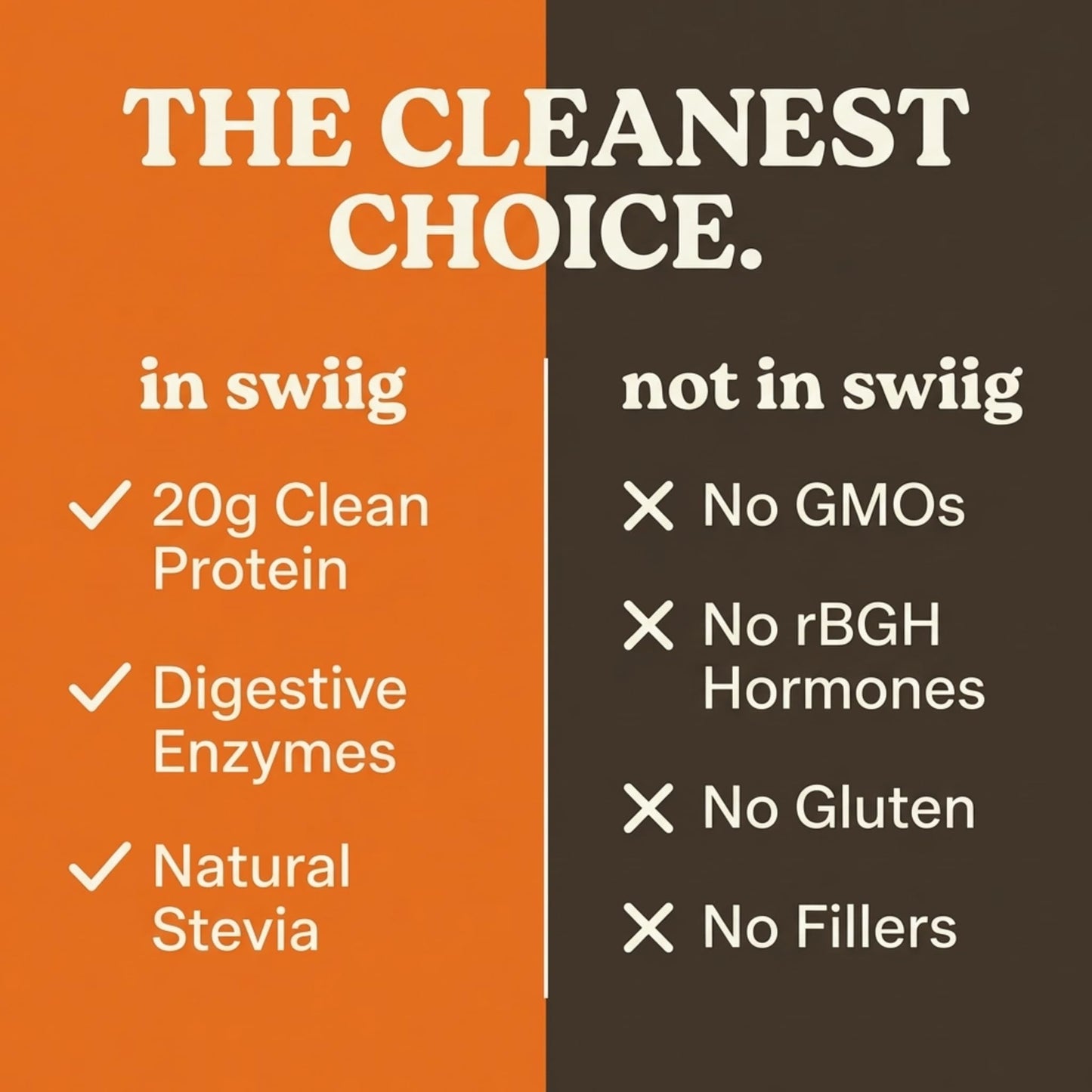 swiig Whey Protein Powder Chocolate 2.2 lb