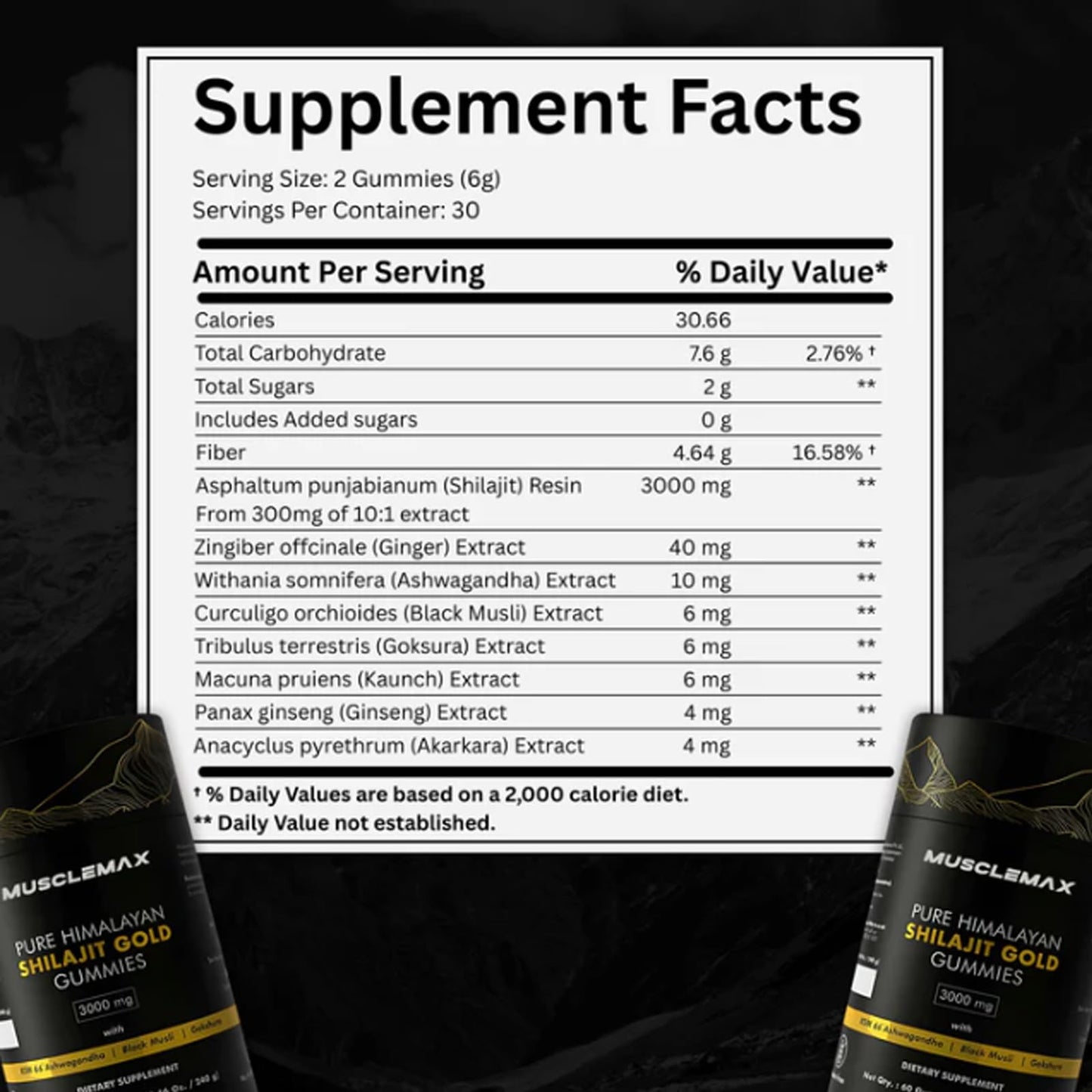 Evstyr Musclemax Pure Shilajit 60 Capsules