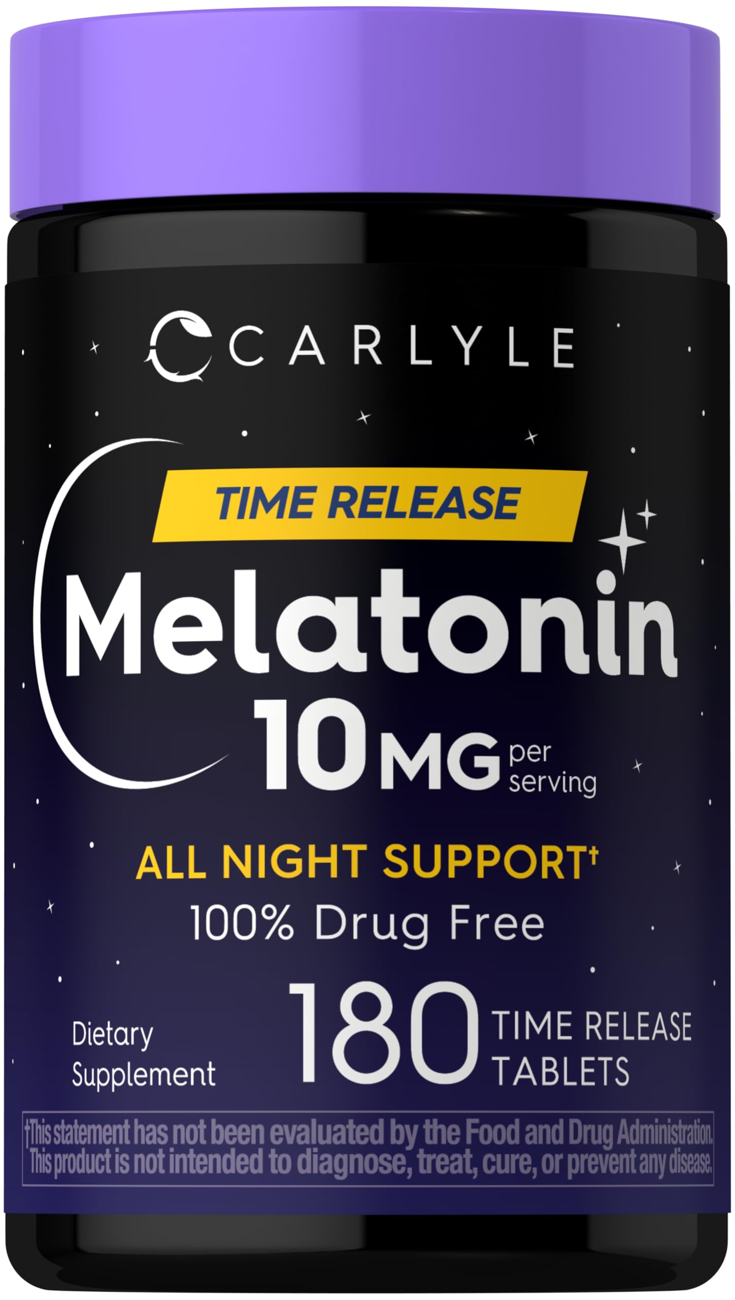 Carlyle Melatonin 10mg Tablet, 180 Count