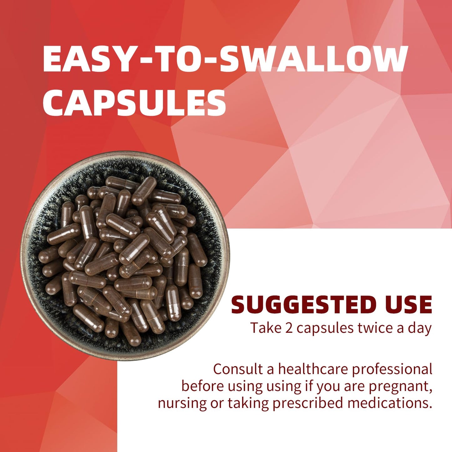 GANOHERB Organic Reishi Mushroom Capsules 60 Capsules