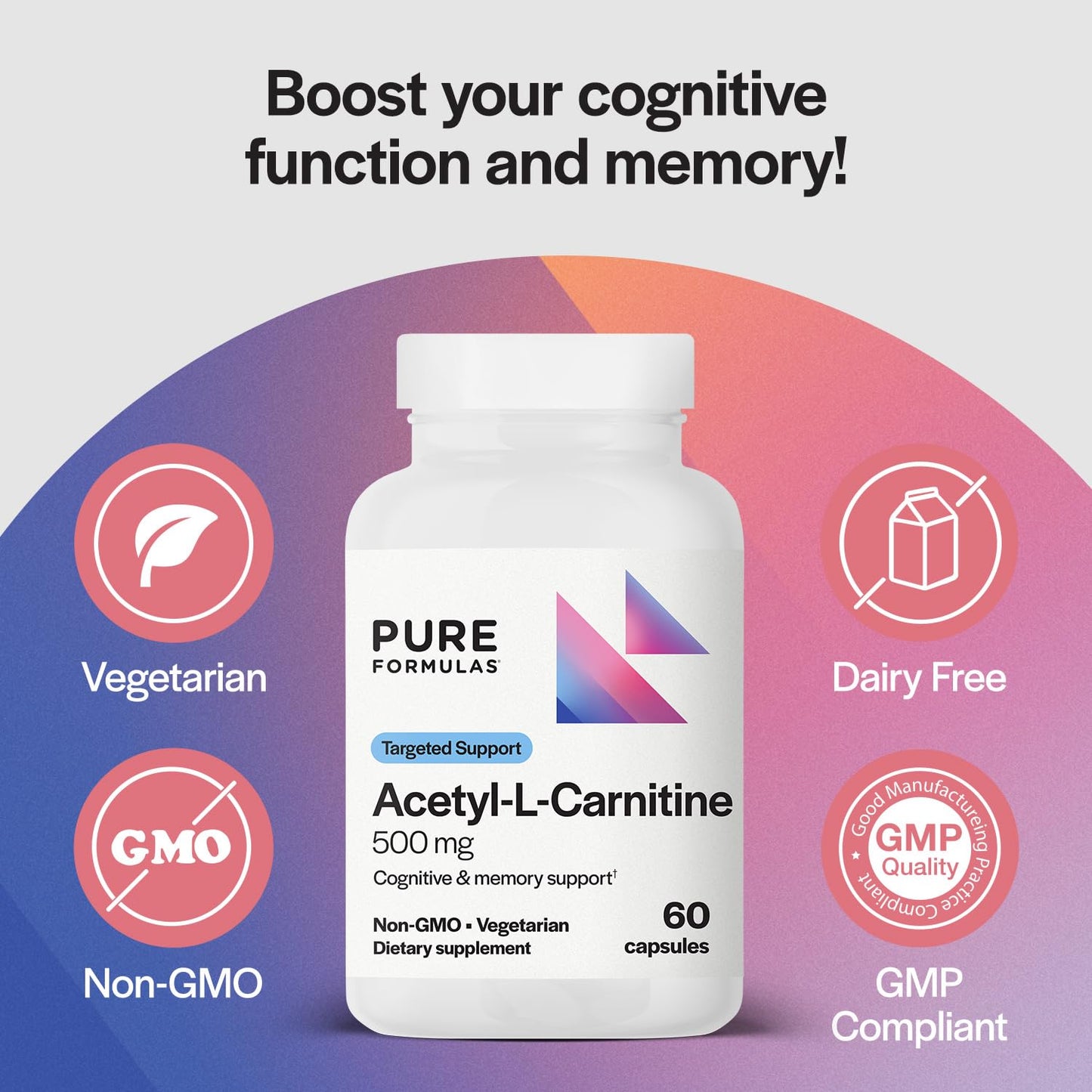 PureFormulas Acetyl L-Carnitine Capsule 60 Count