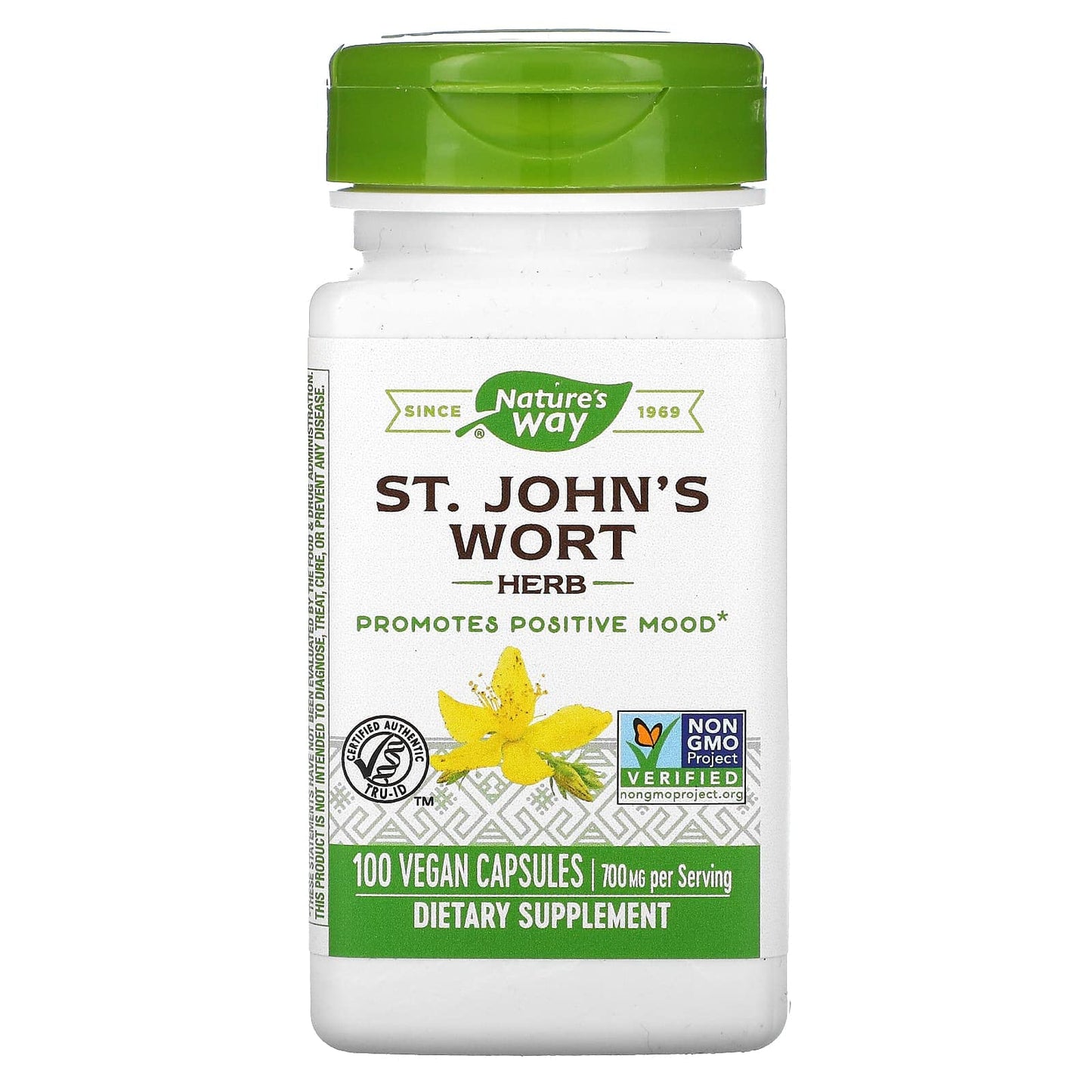 Nature's Way St. John's Wort Promotes a Positive Mood 100 Capsules