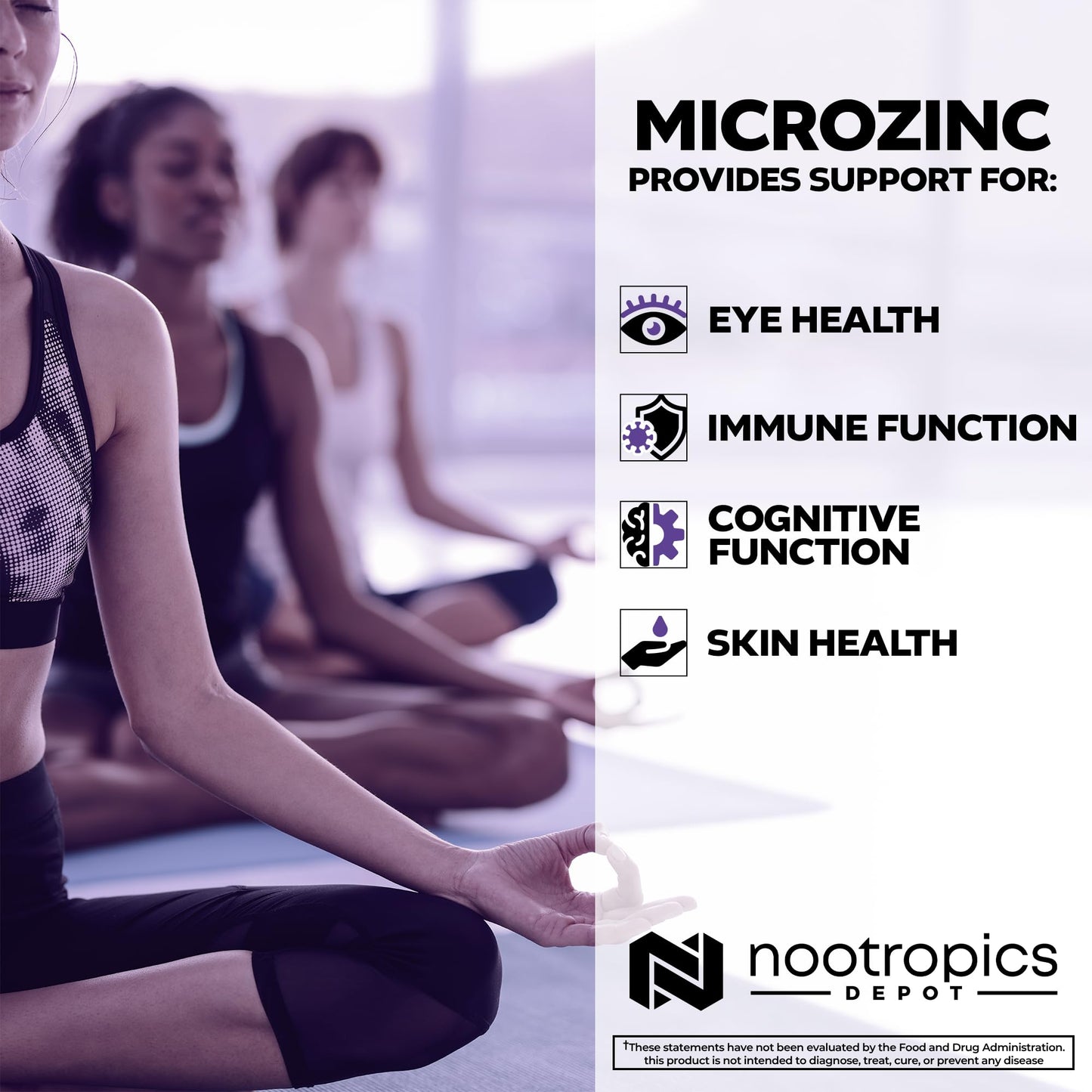 Nootropics Depot MicroZinc Capsules 60 Count