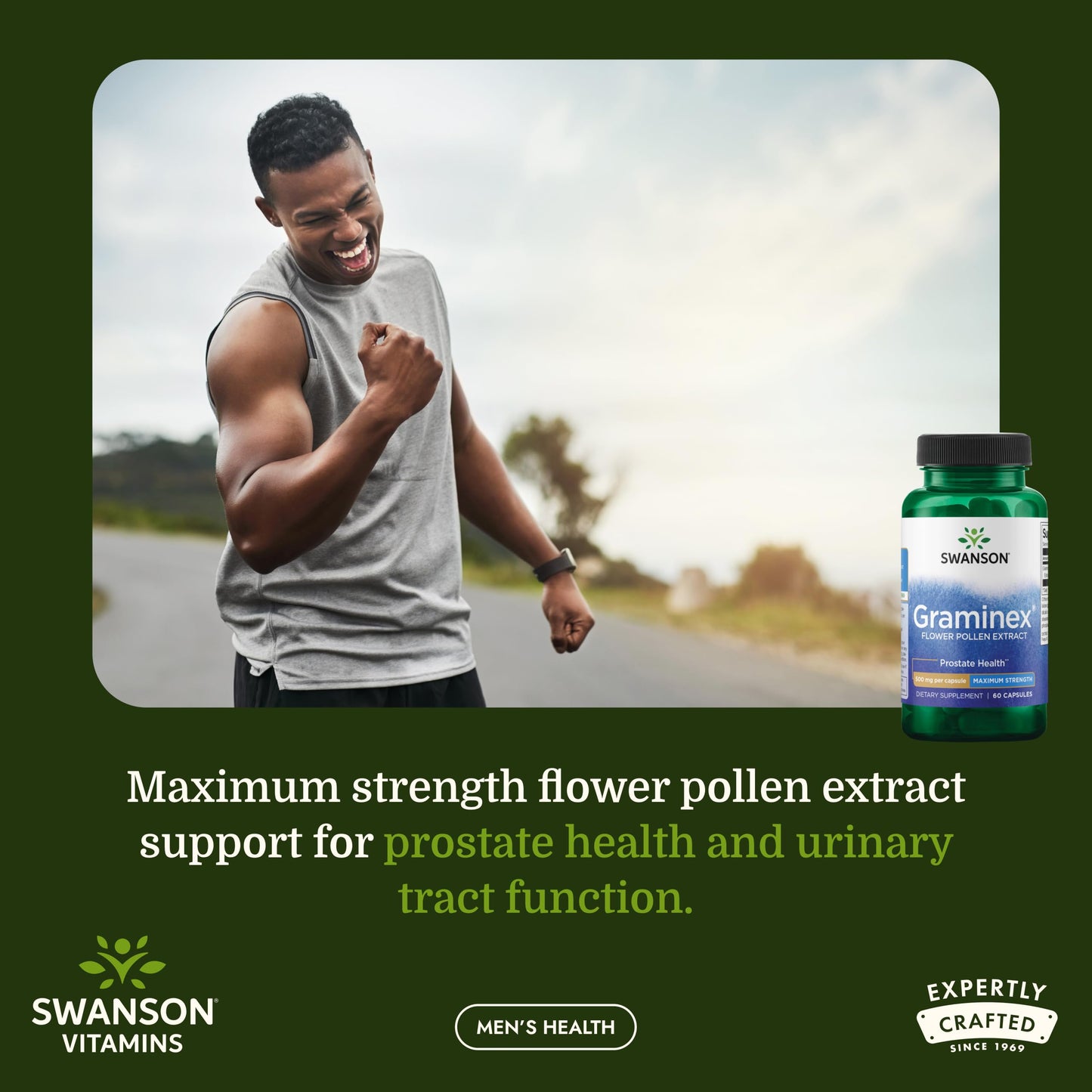 Swanson Graminex Flower Pollen Extract Capsules 60 Count