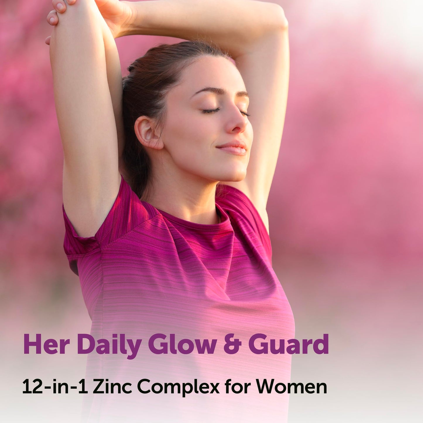 Micro Ingredients Zinc for Women, 30mg Zinc Picolinate 12-in-1 Immune Support Formula with Vitamins C, E & D3 + K2, Selenium, Copper, Quercetin & Lysine, Filler Free, Non-GMO, Gluten Free, 240 Veg Capsules