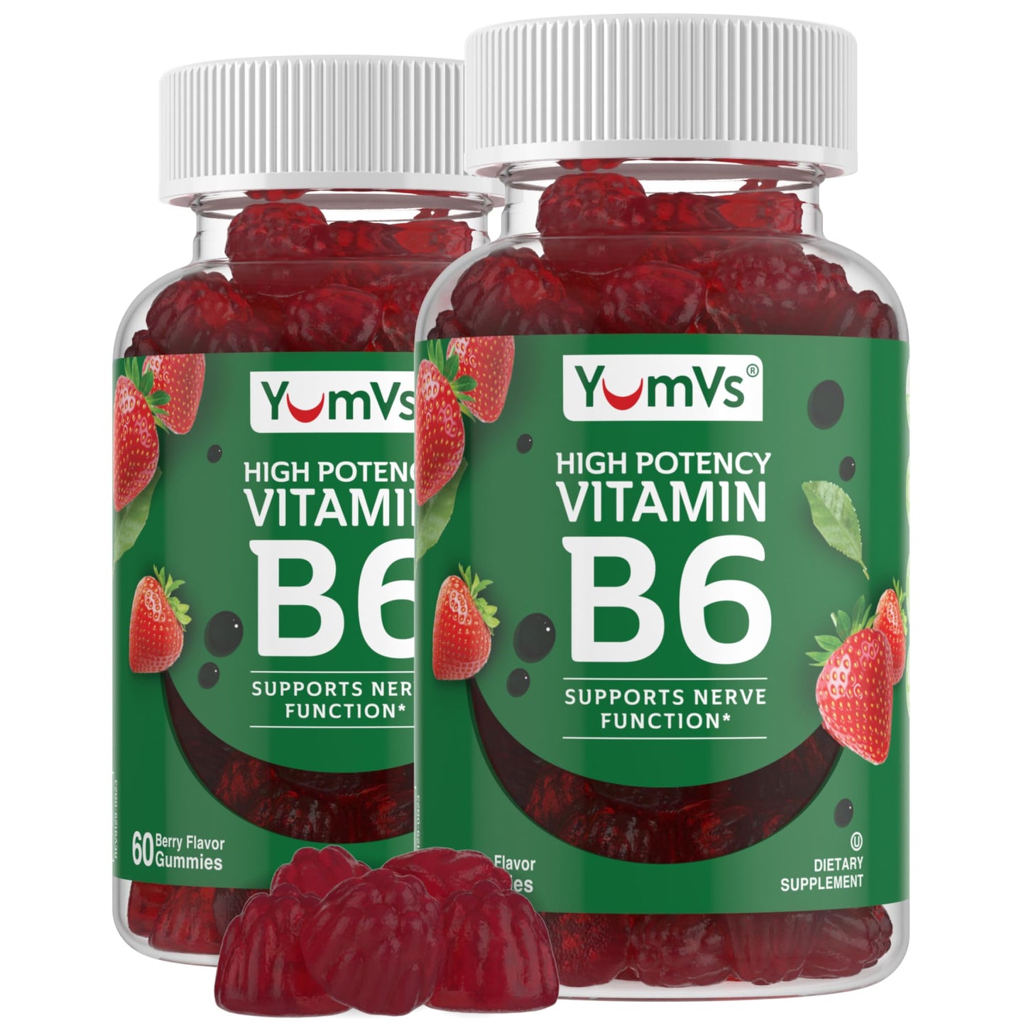 YUM-V'S Vitamin B6 Gummies 120 Count