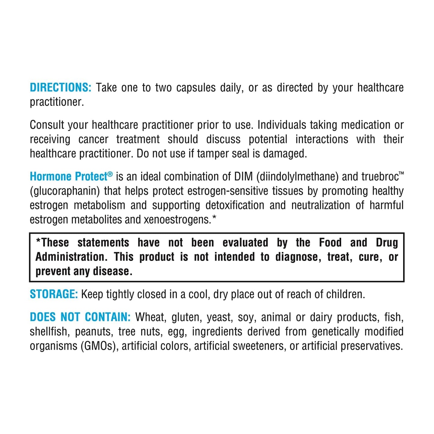 XYMOGEN Hormone Protect Estrogen Metabolism Support DIM & Broccoli, Kale, and Kolrabi Extract Capsule 60 Count