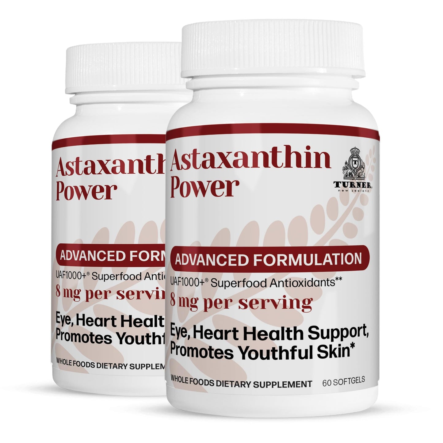 TURNER New Zealand Astaxanthin Power with UAF1000+ Softgels 120