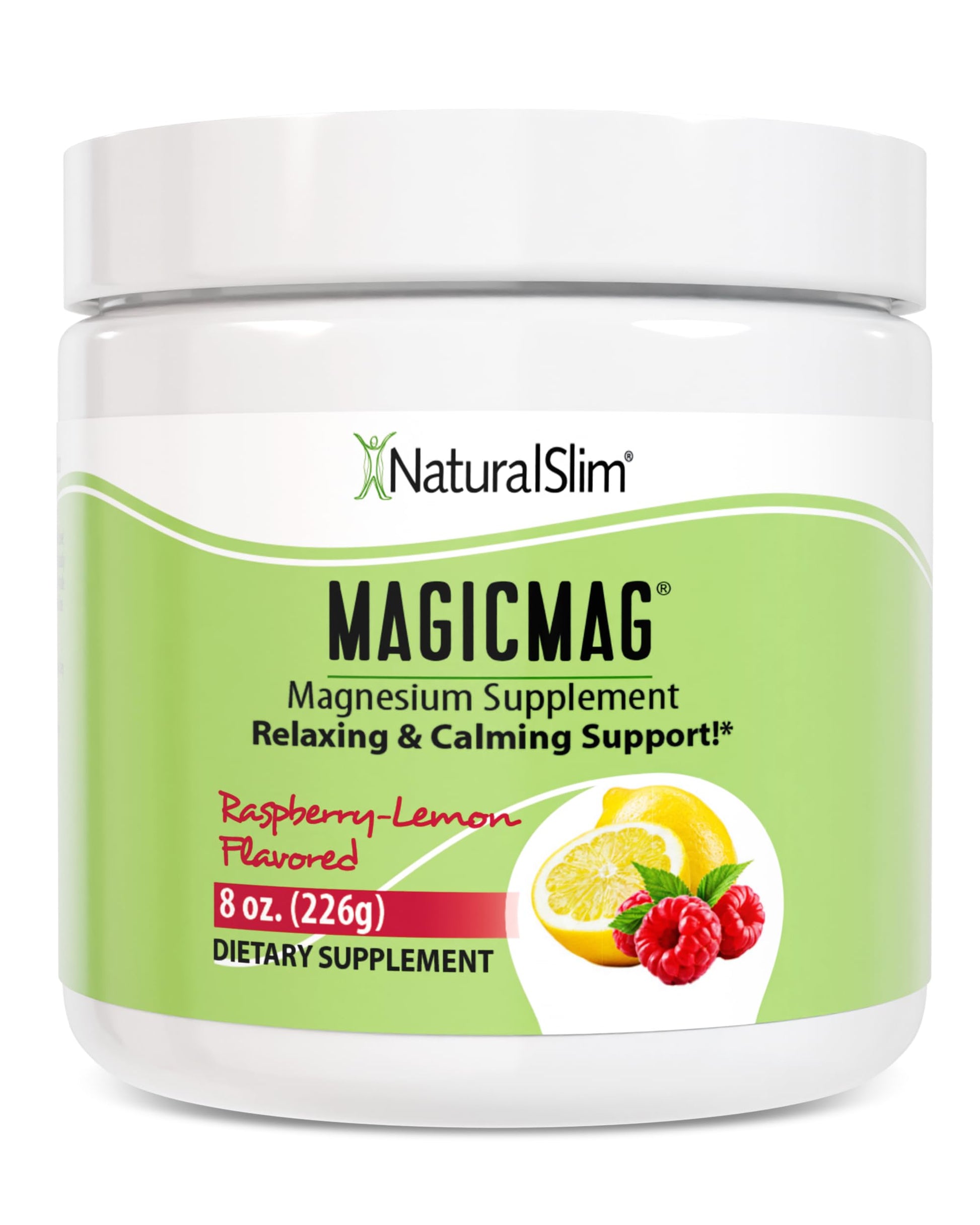 NaturalSlim MagicMag Magnesium Citrate Powder 8 oz