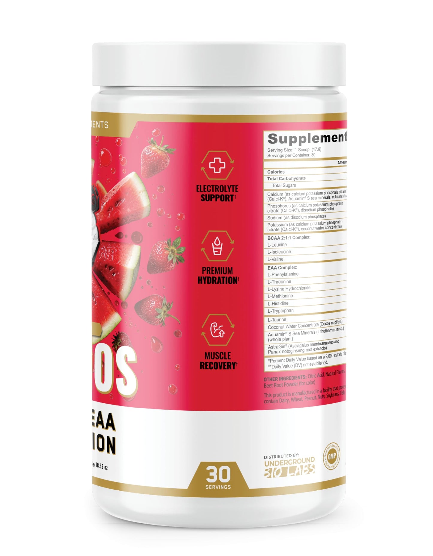 Underground Bio Labs Panda Supps Aminos Powder 13.75 Ounce