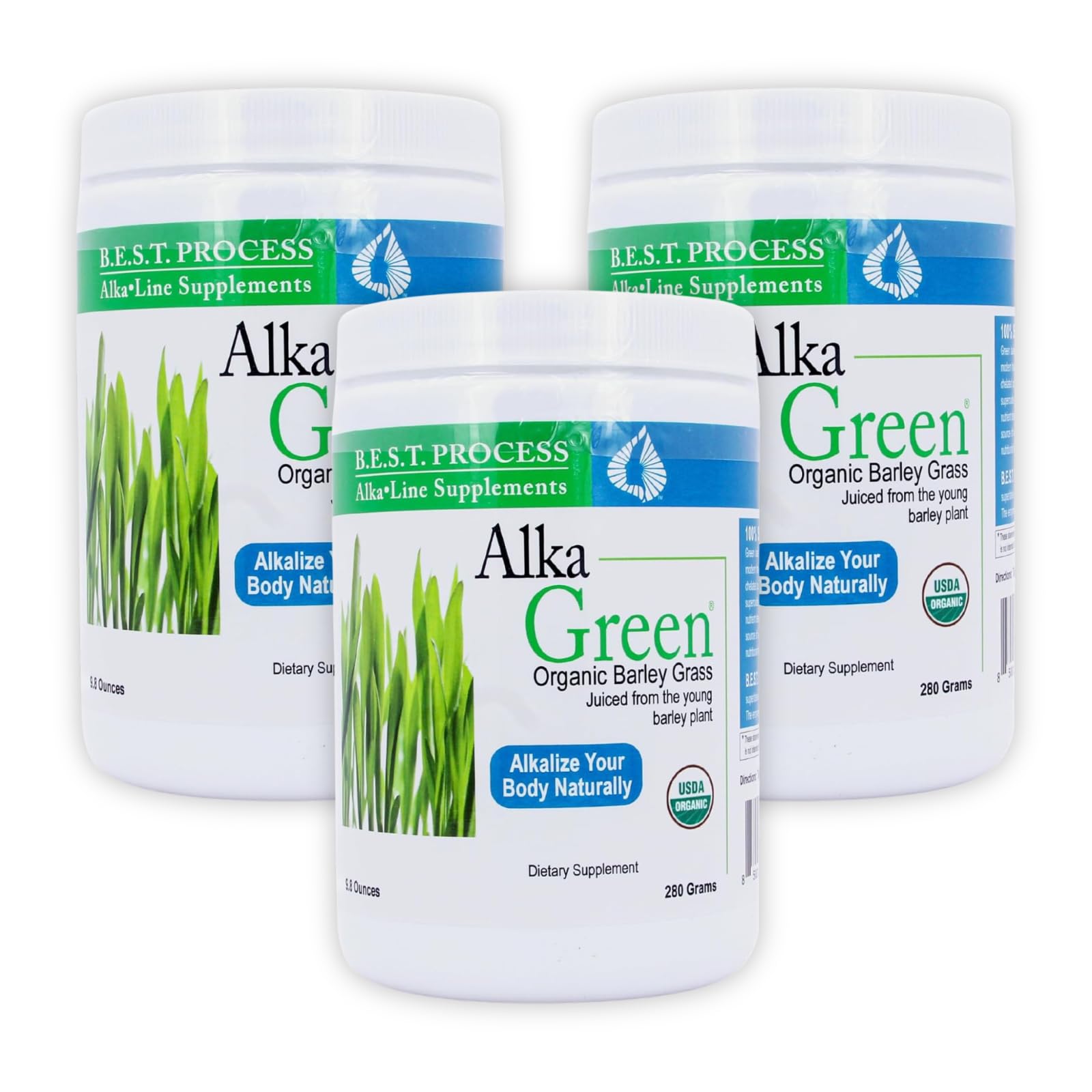 Morter HealthSystem Alka•Green Powder, 3 Pack