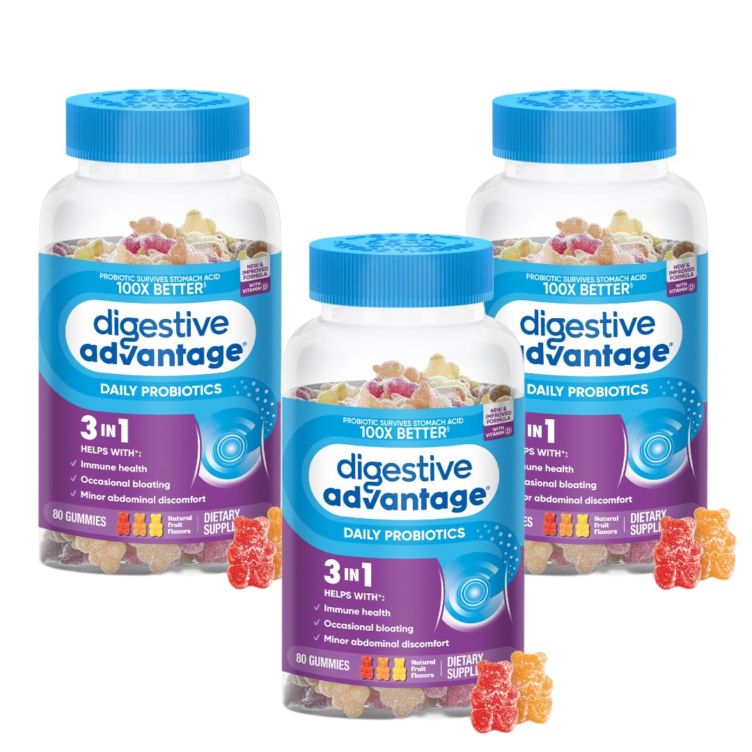 Digestive Advantage Daily Probiotic Gummies 240 Gummies