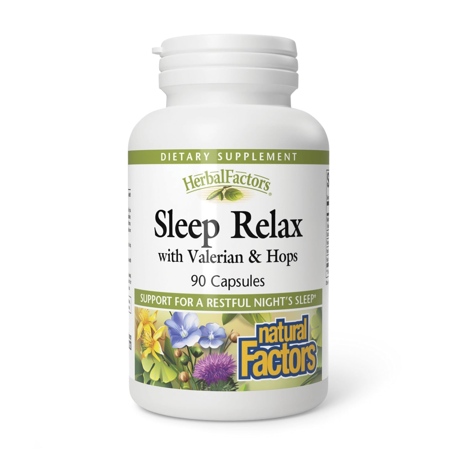 Natural Factors Herbal Factors Sleep Relax Formula 90 Capsules