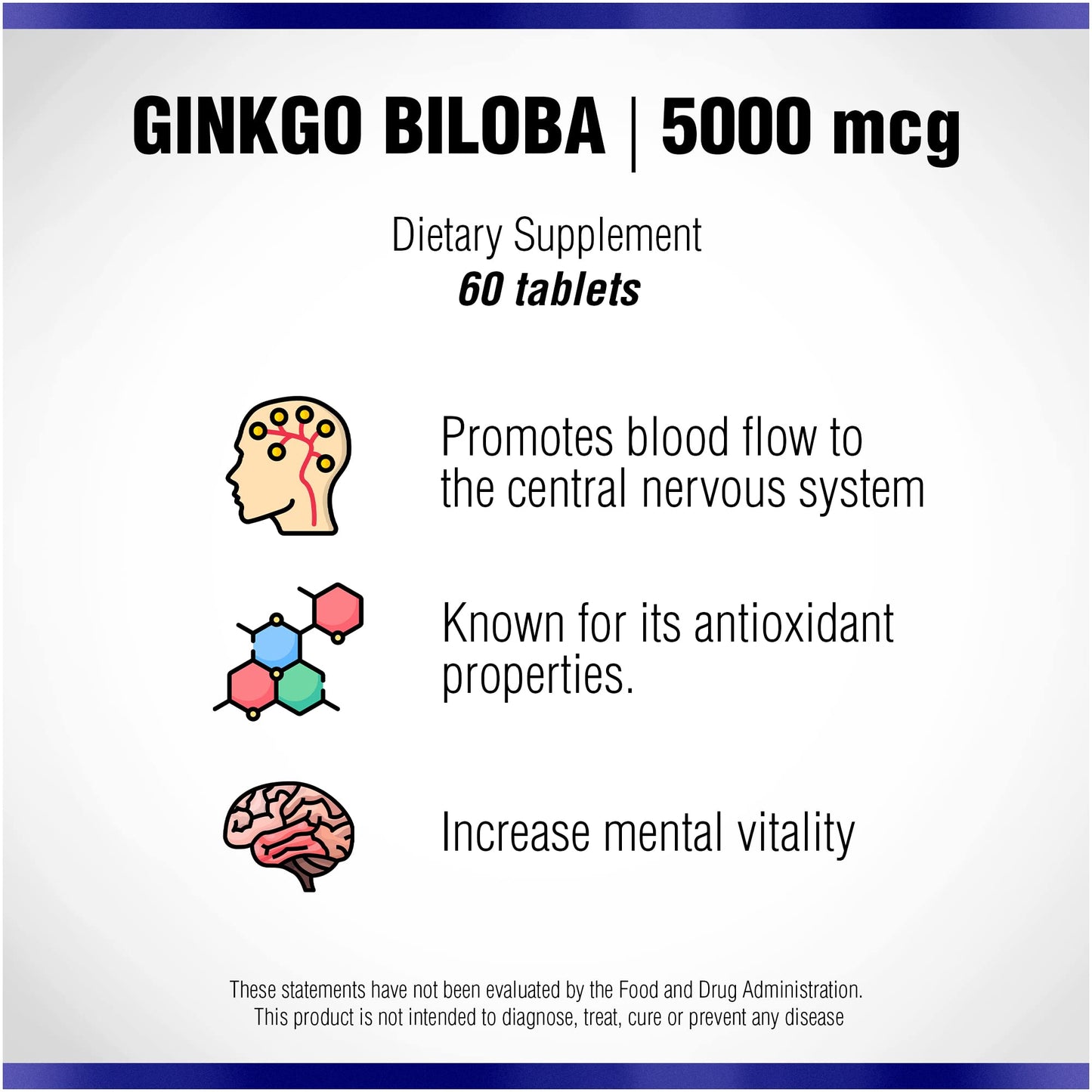 Natural Systems Naturasys Ginkgo Biloba 60 mg Tablet, 60 Count