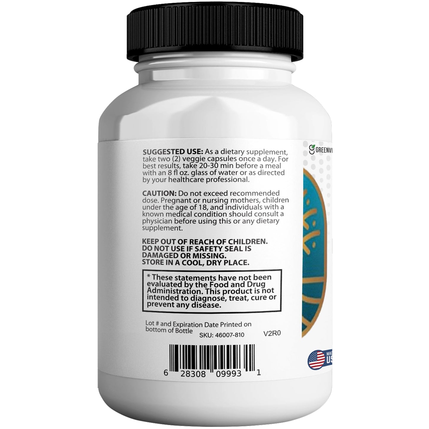 GREENVIFY Liv Pure Max Extra Strength Liver Support Supplement Capsule 180 Count