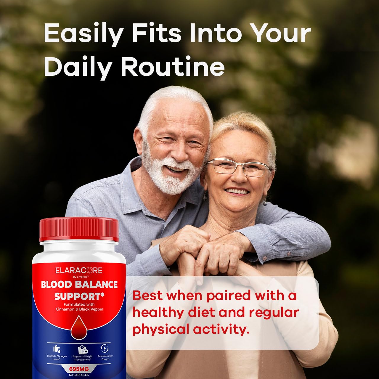 PureFight4U Elaracore Balance Support Capsules, 60 Capsules