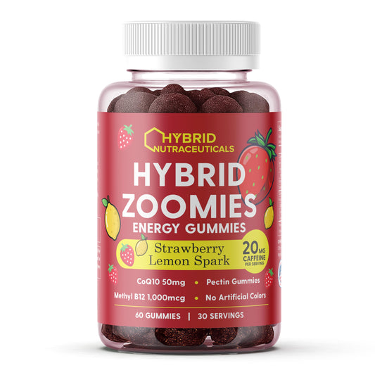 Hybrid Nutraceuticals Zoomies Energy Gummies 60 Count